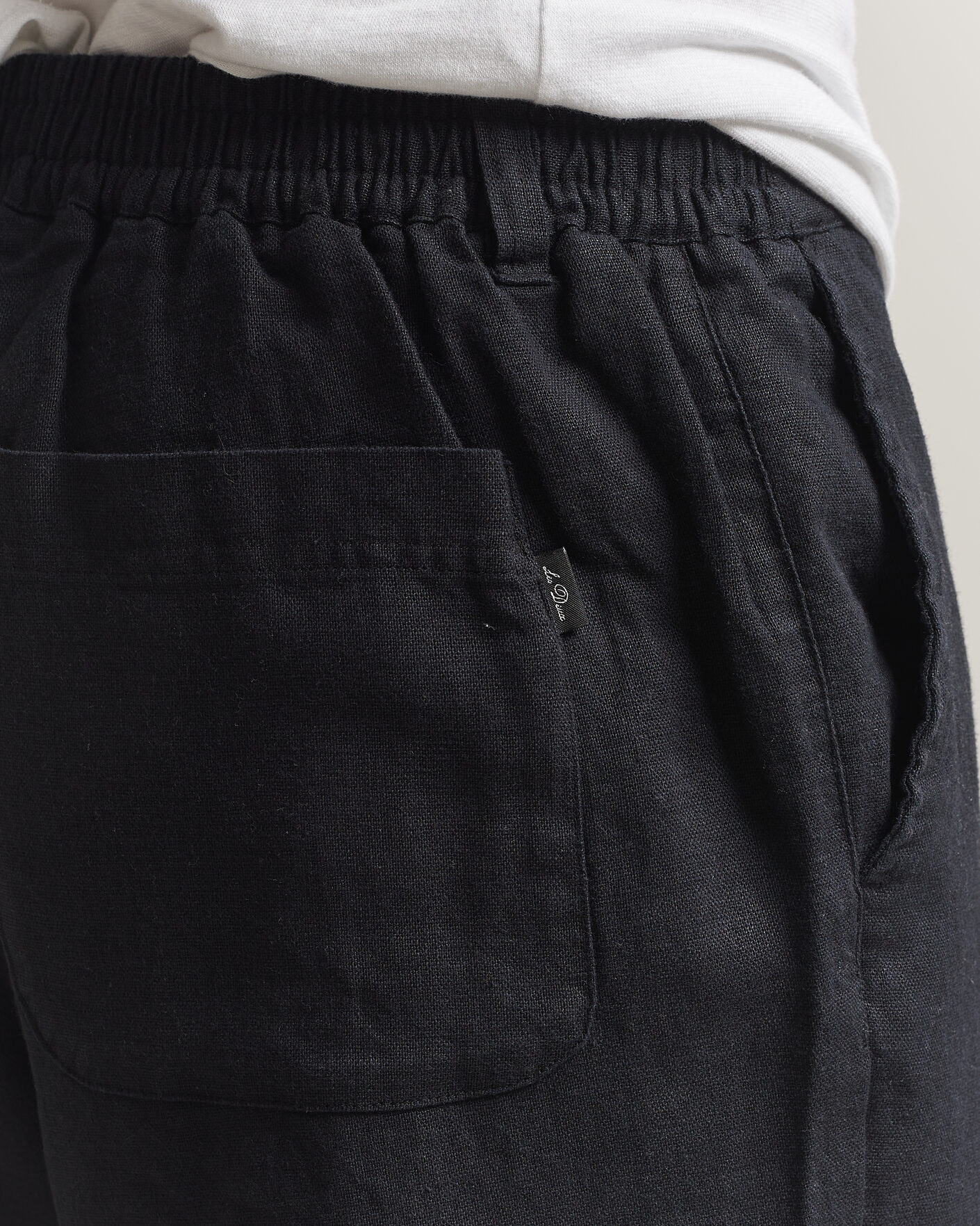Heren | Broeken | LES DEUX | Linen Comfort Suit Pants Black