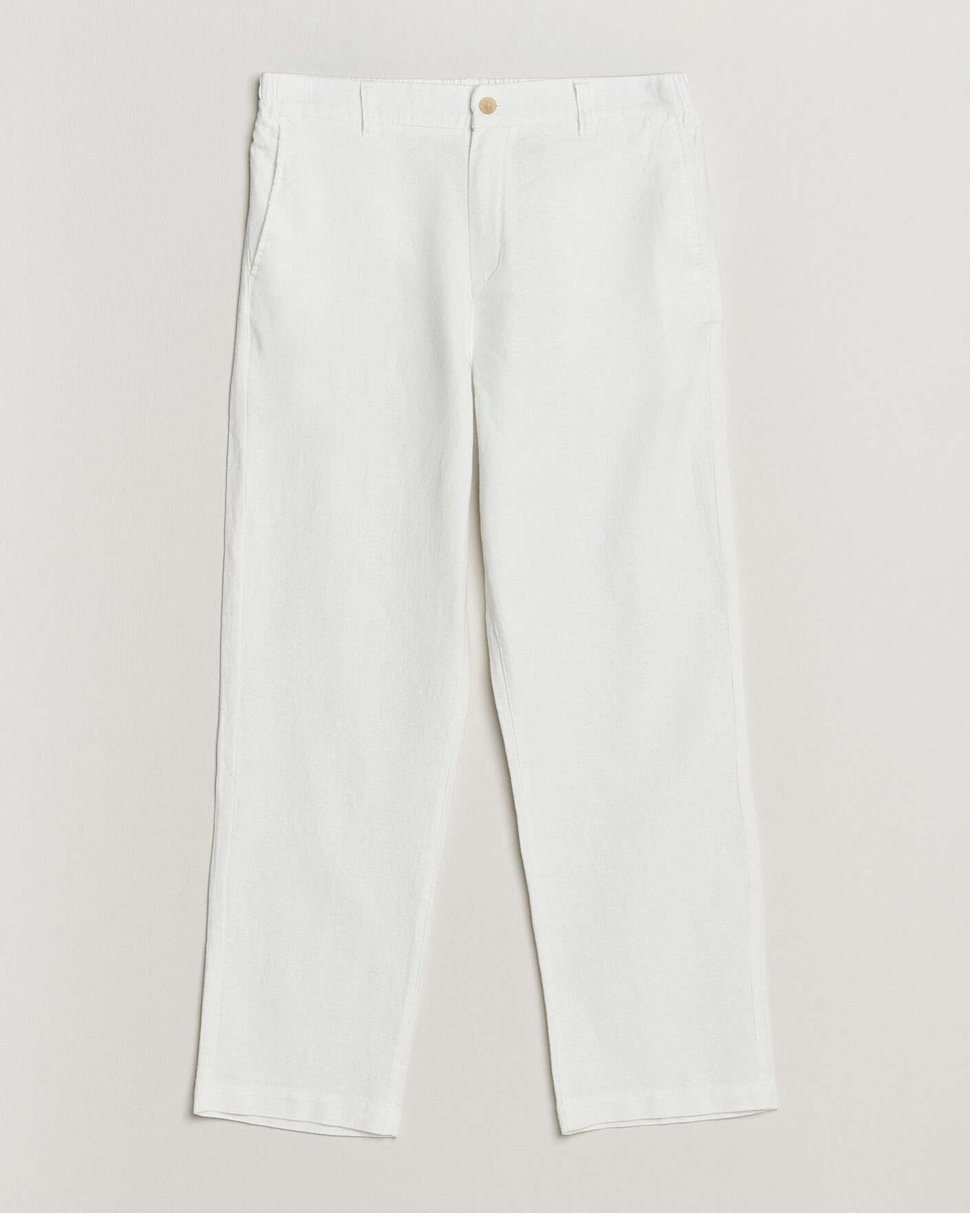Heren | Broeken | LES DEUX | Linen Comfort Suit Pants White