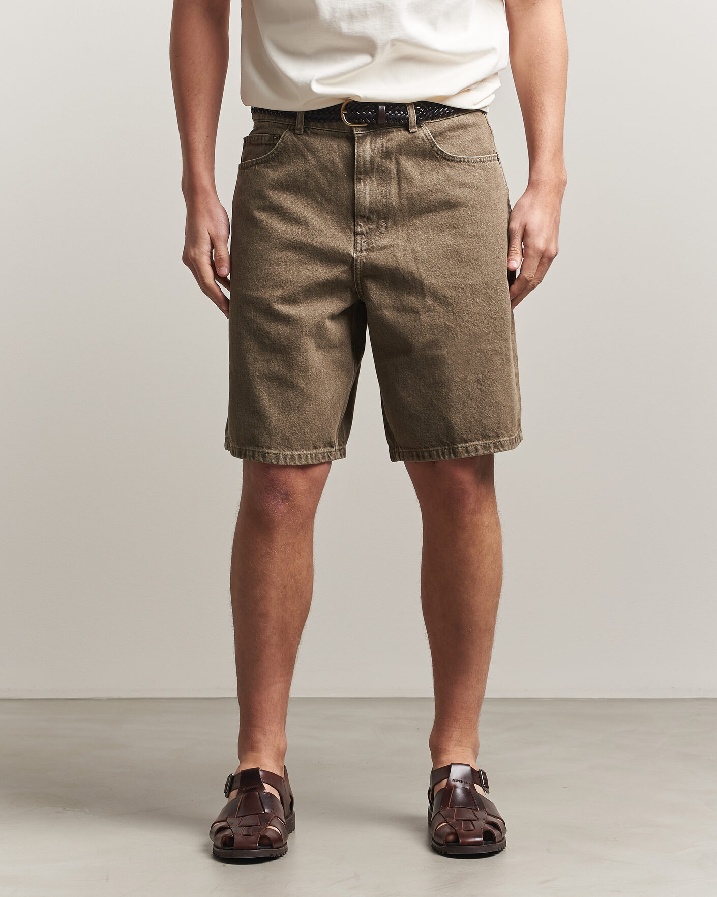 Homme | Shorts | LES DEUX | Denim Shorts Light Brown