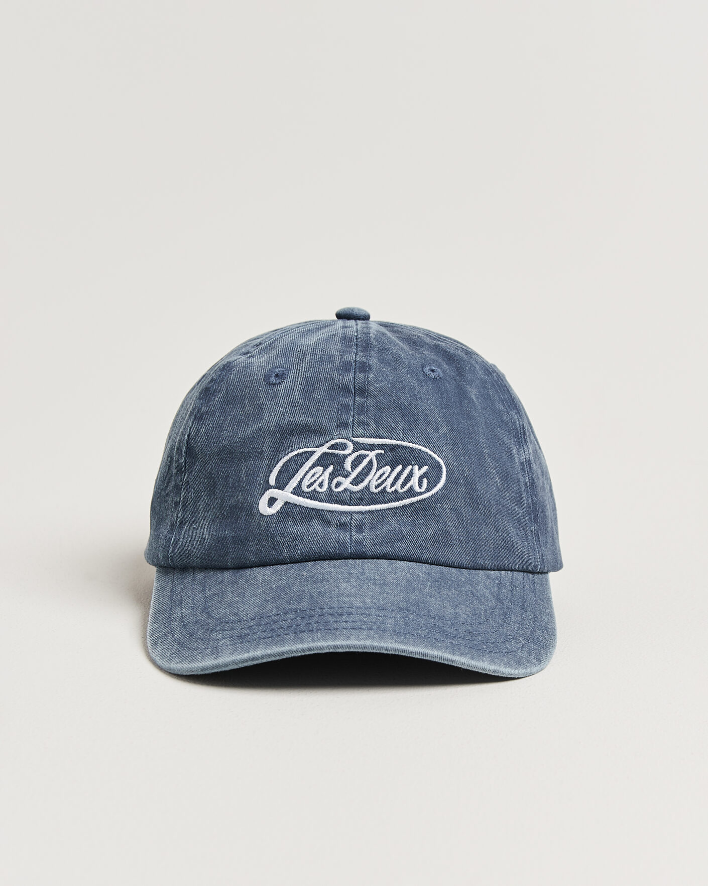 Homme | Bobs Et Casquettes | LES DEUX | Logo Dad Cap Dark Denim Blue