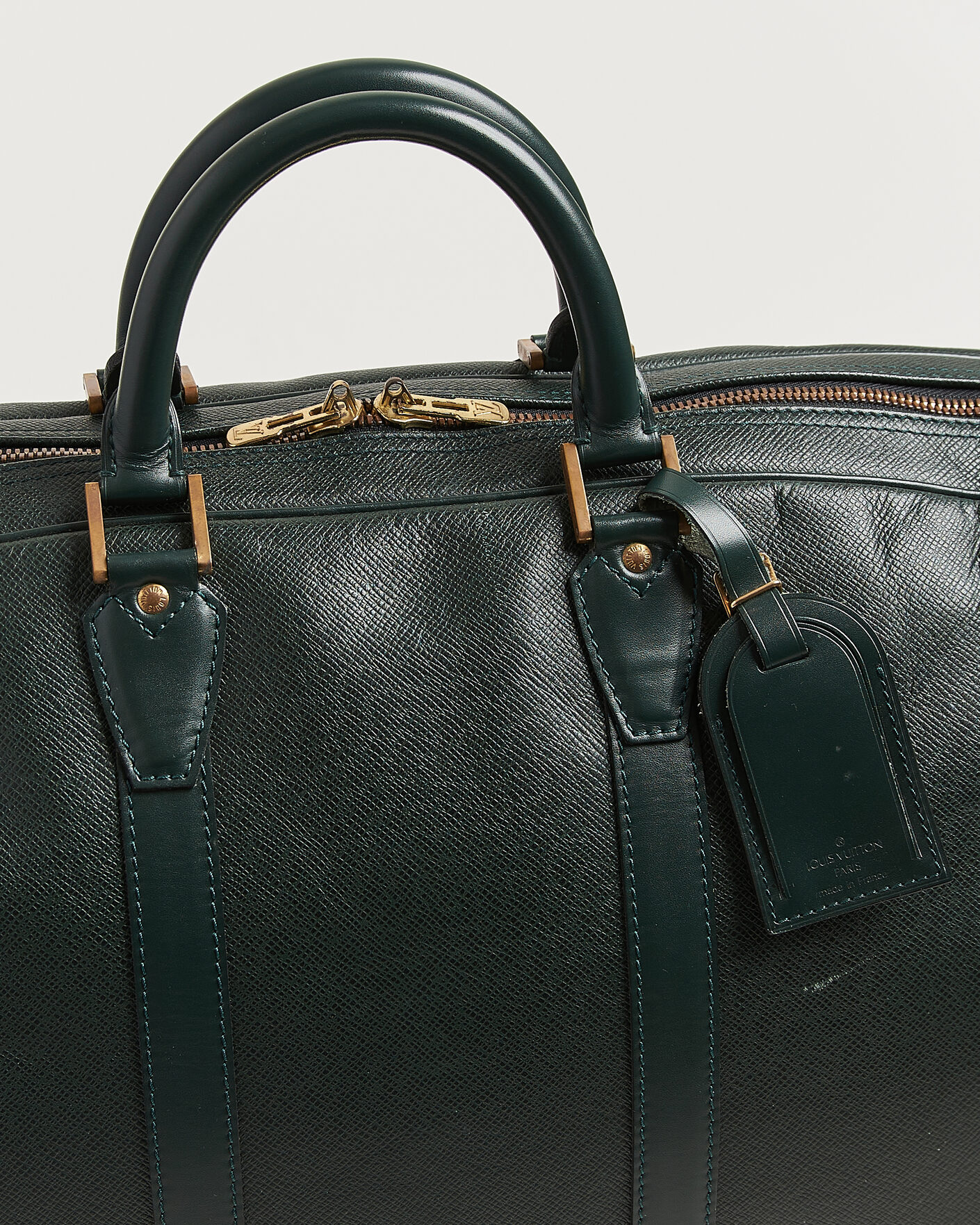 Homme | Pre-Owned & Vintage Bags | Louis Vuitton Pre-Owned | Taiga Kendall GM Bag Green