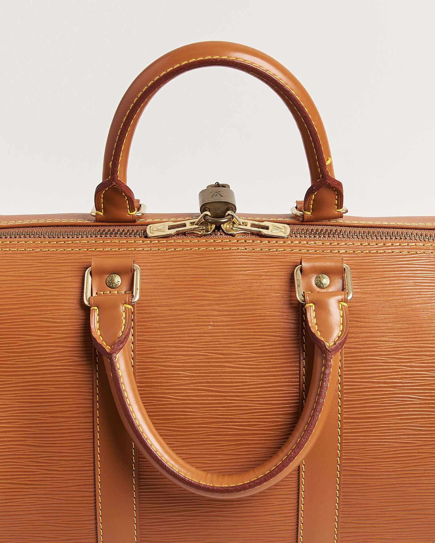 Heren | Pre-Owned & Vintage Bags | Louis Vuitton Pre-Owned | Keepall Epi Leather 45 Brown