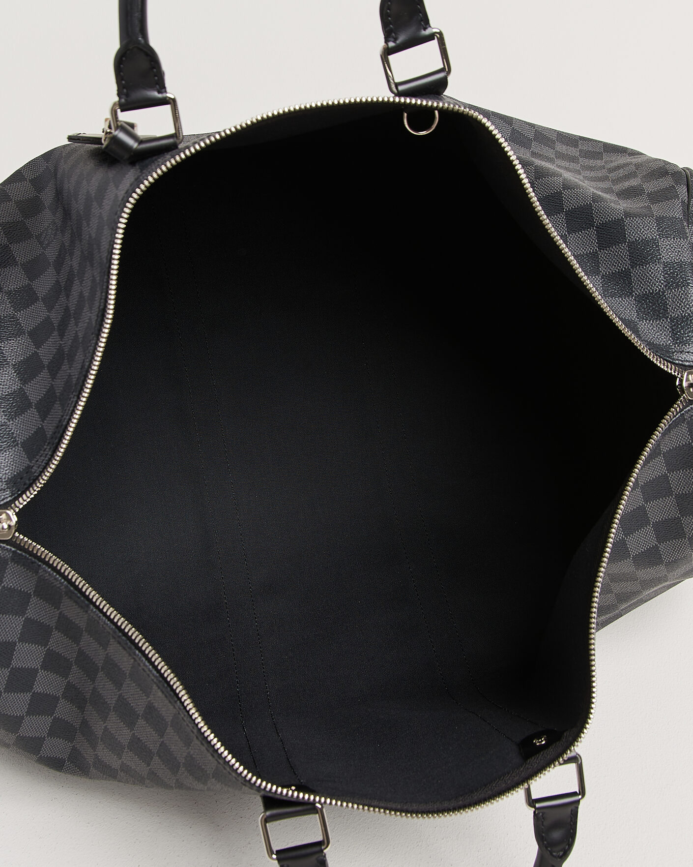 Heren | Pre-Owned & Vintage Bags | Louis Vuitton Pre-Owned | Keepall Bandouliére 55 Damier Graphite