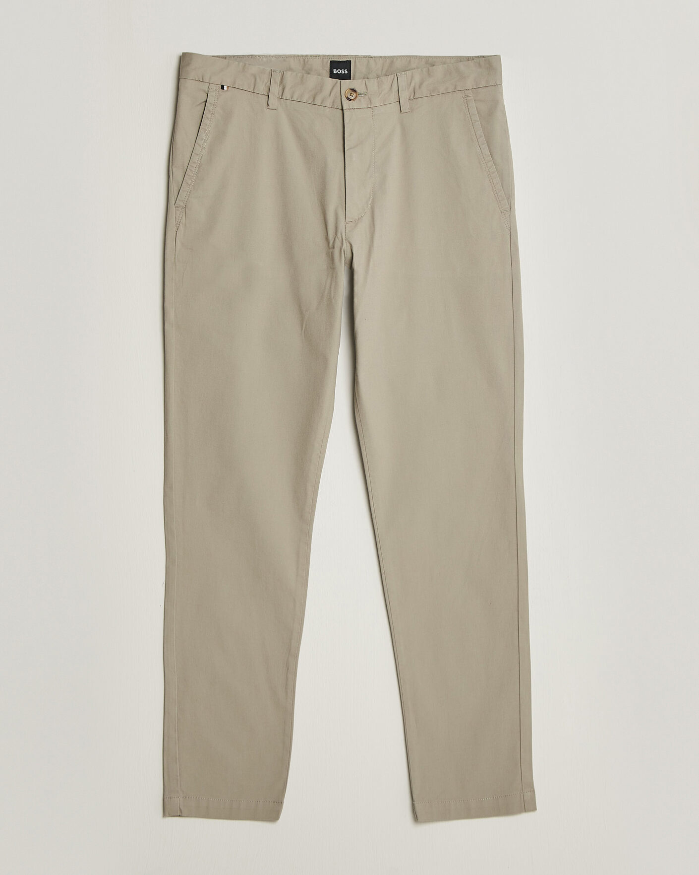 Heren | Broeken | BOSS BLACK | Kaiton Structured Chinos Open Beige