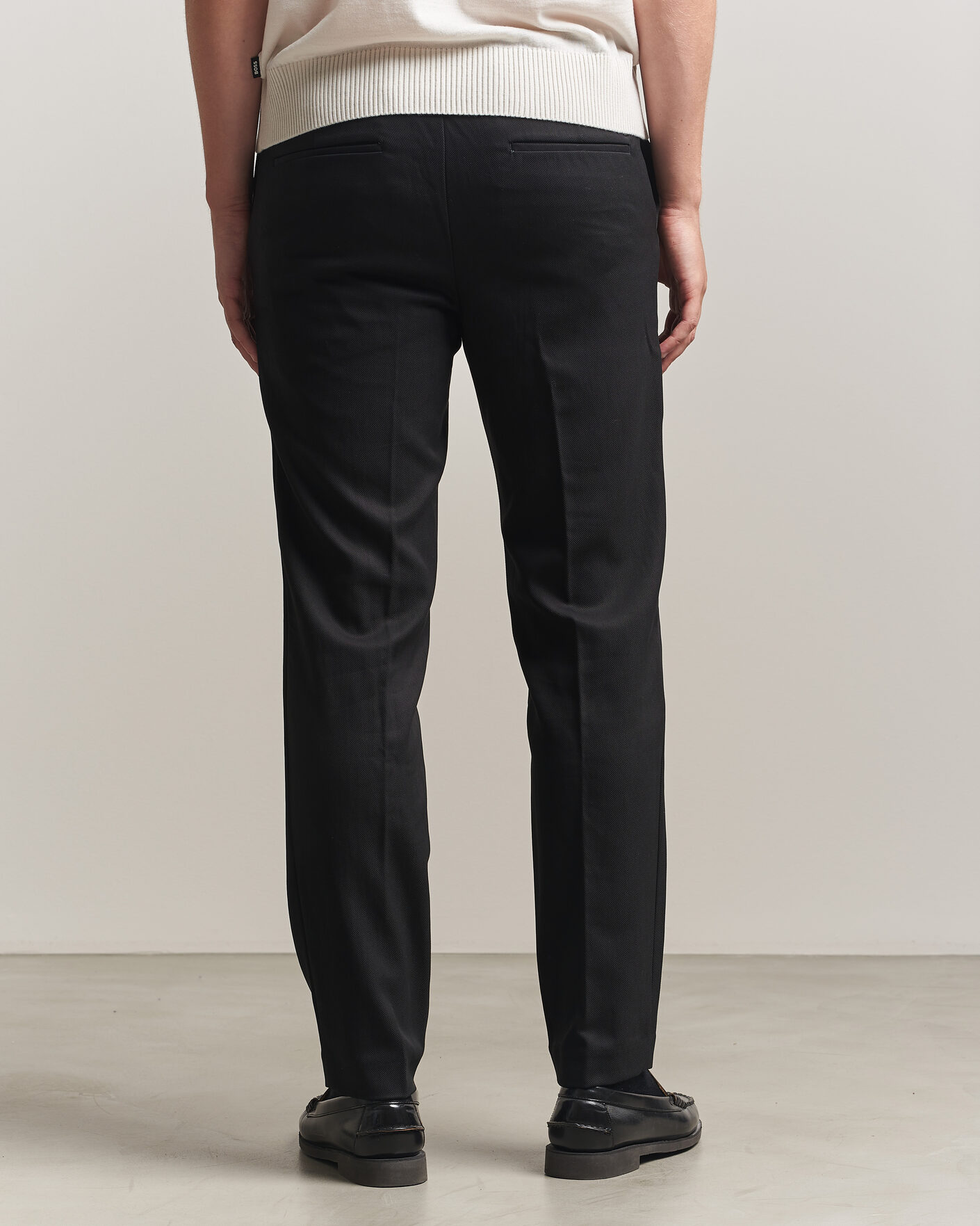 Heren | Broeken | BOSS BLACK | Kane Drawstring Trousers Black