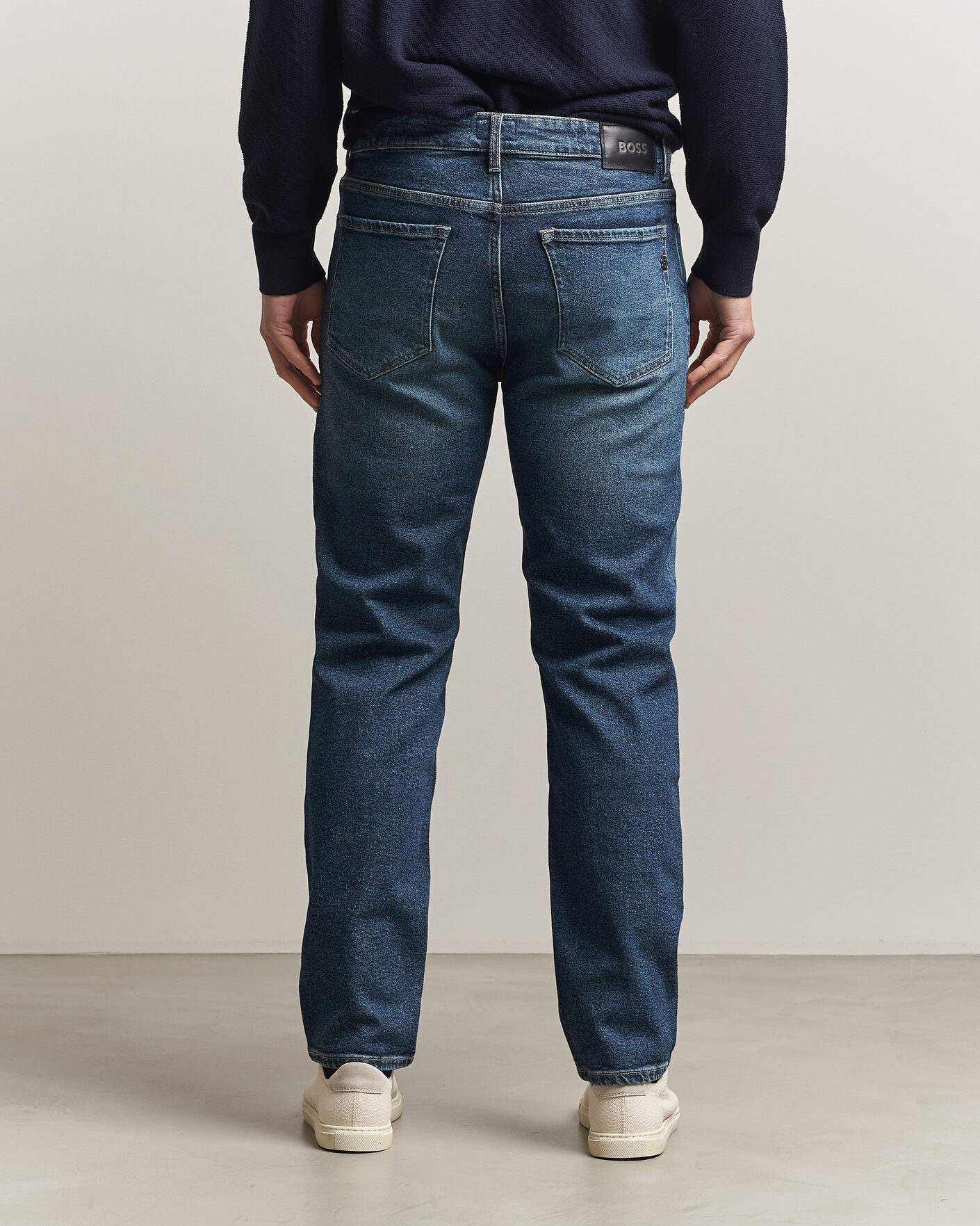 Heren | Broeken | BOSS BLACK | Ogden Regular Fit Jeans Medium Blue