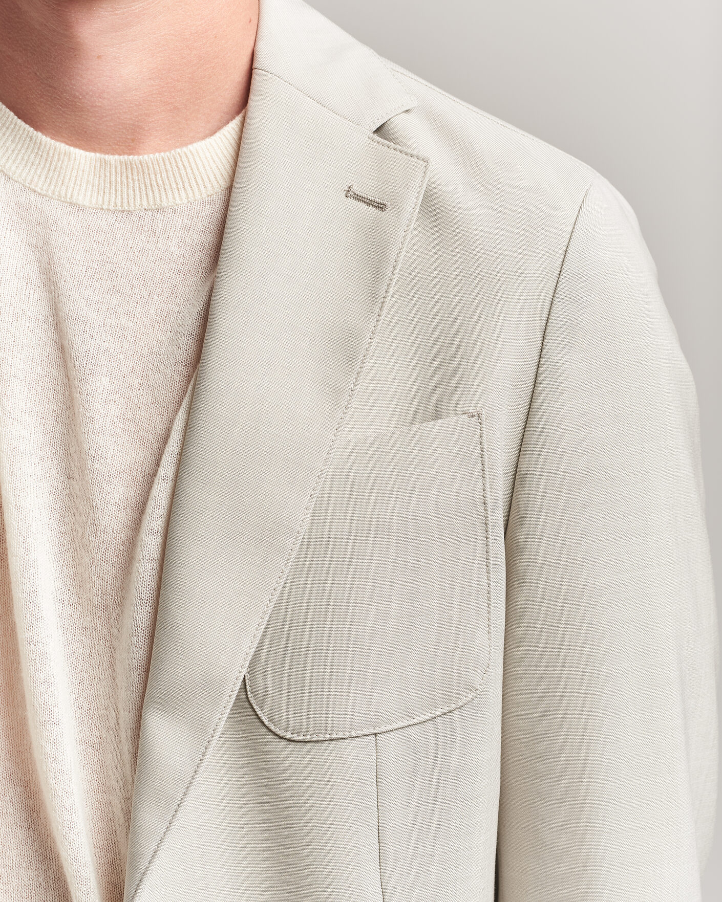 Heren | Blazers | BOSS BLACK | Hanry Wool Patch Pocket Blazer Light Beige