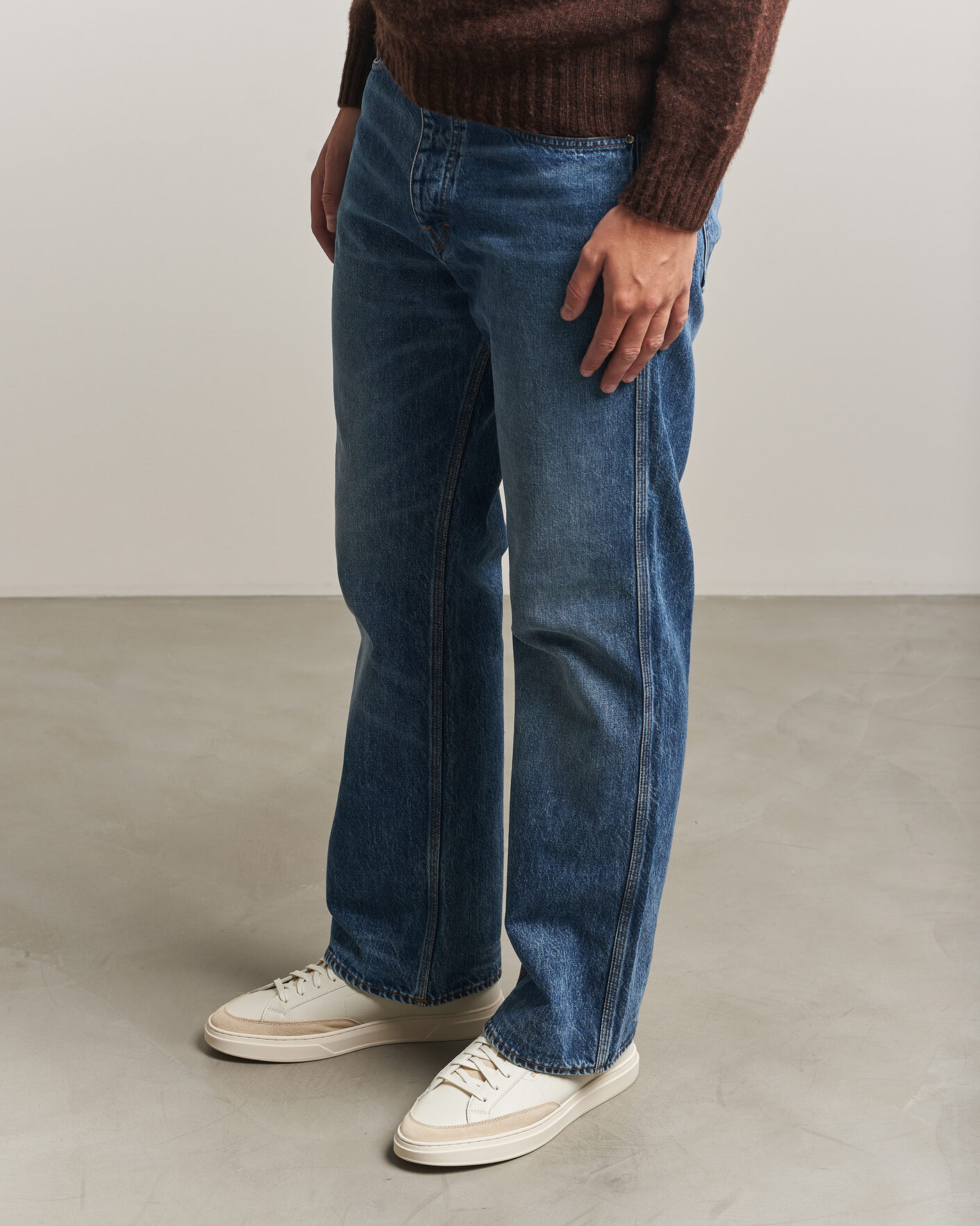 Heren | Sneakers | BOSS BLACK | Kieran Leather/Suede Sneaker Open White