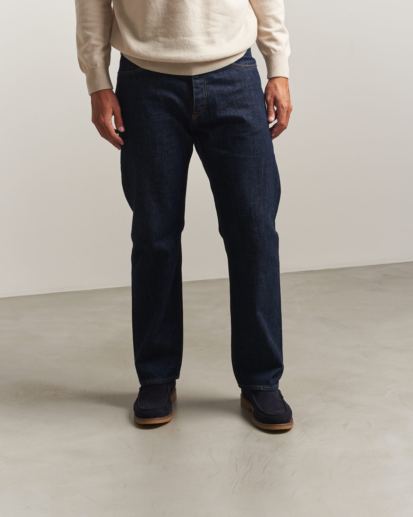 Heren | Instappers | BOSS BLACK | Kope Suede Moccasin Dark Blue