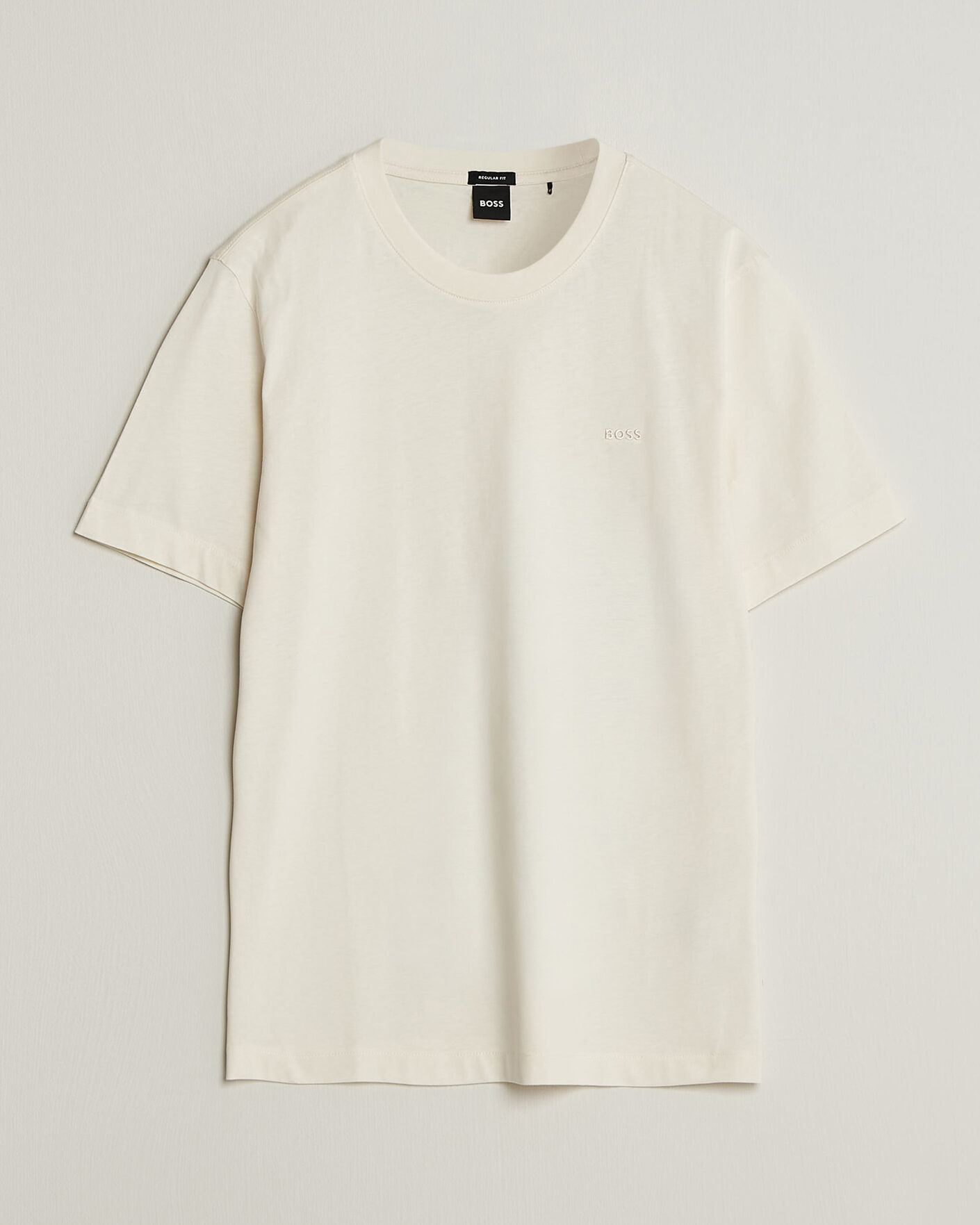Heren | T-shirts | BOSS BLACK | Thompson Crew Neck T-Shirt Open White