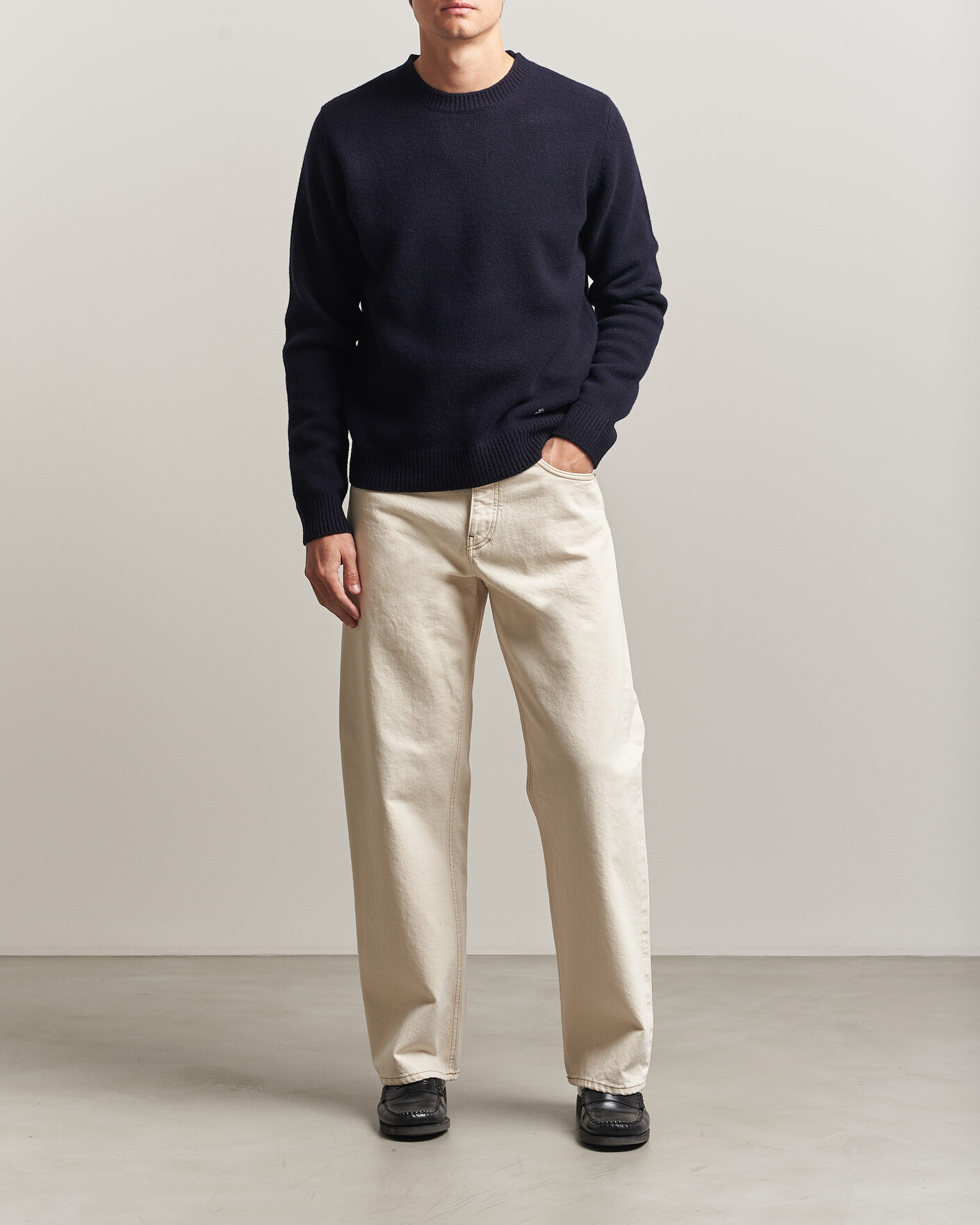 Homme | Pulls Et Tricots | A.P.C. | Edmond Wool Knitted Sweater Dark Navy