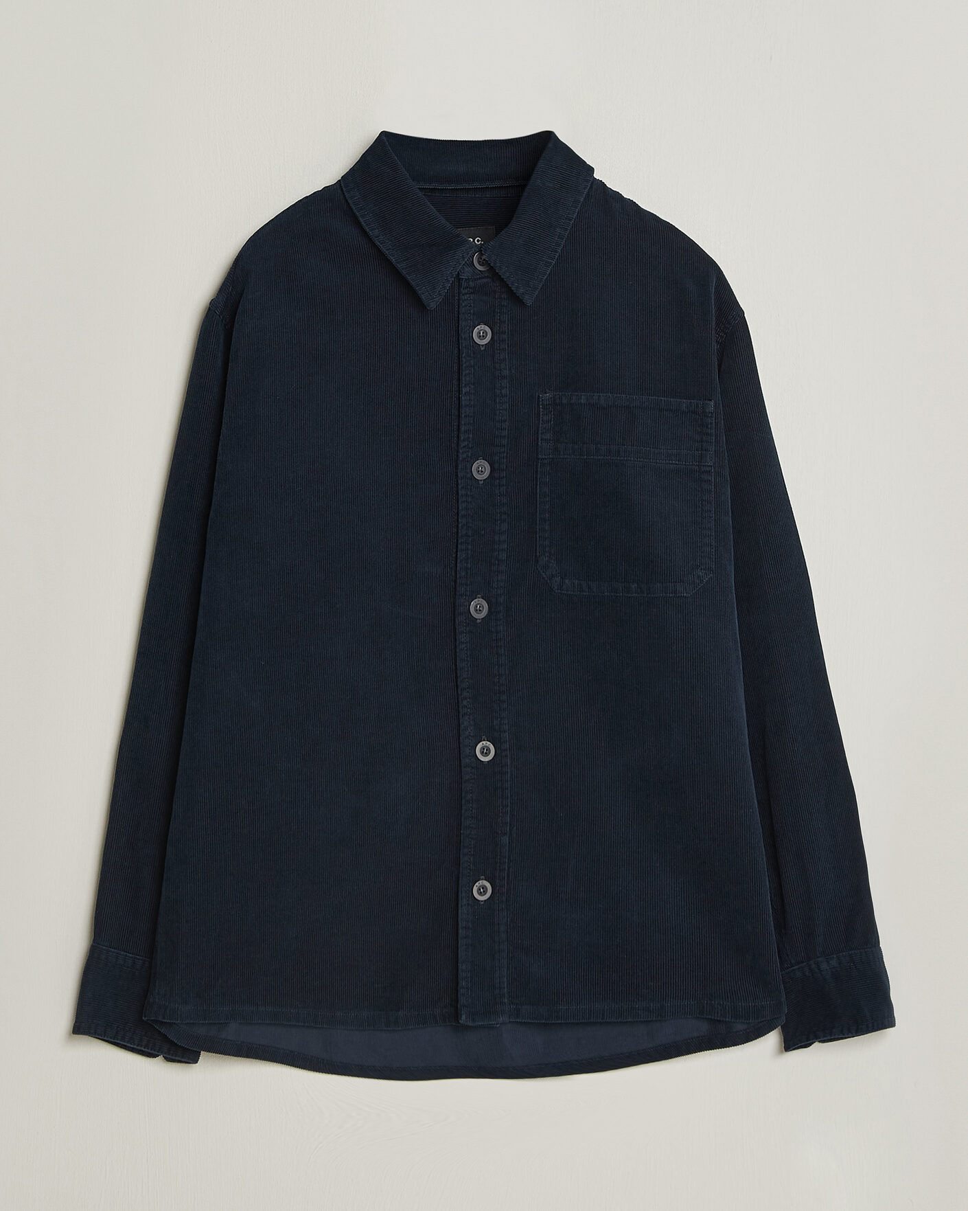 Heren | Overhemden | A.P.C. | Basile Corduroy Overshirt Dark Navy