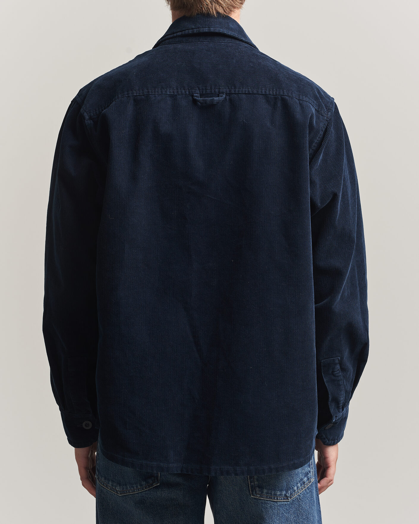 Heren | Overhemden | A.P.C. | Basile Corduroy Overshirt Dark Navy