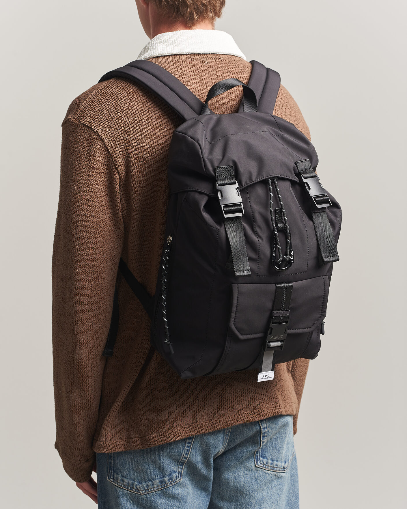 Homme | Sacs | A.P.C. | Trek Backpack Black