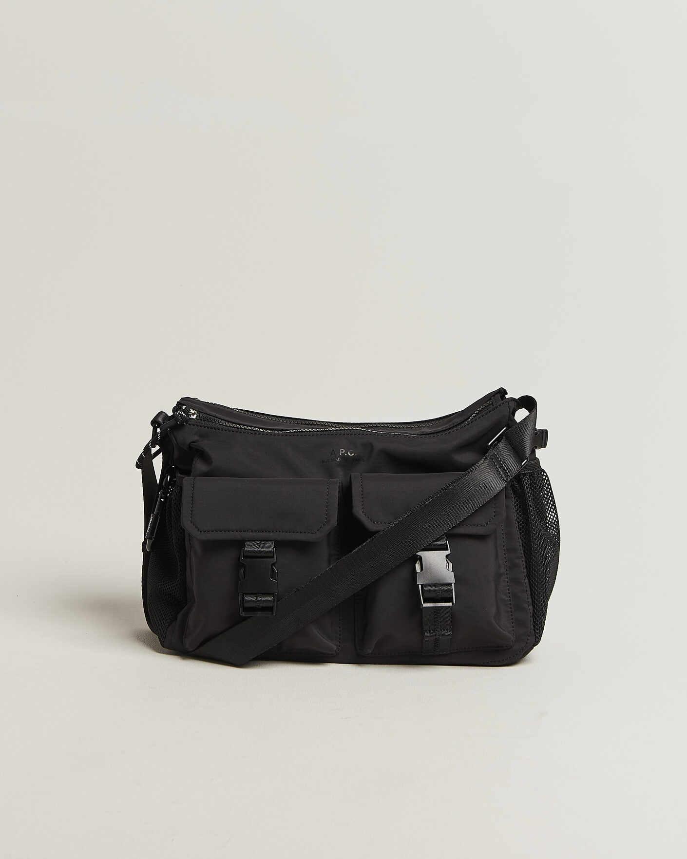 Heren | Tassen | A.P.C. | Trek Crossbody Bag Black