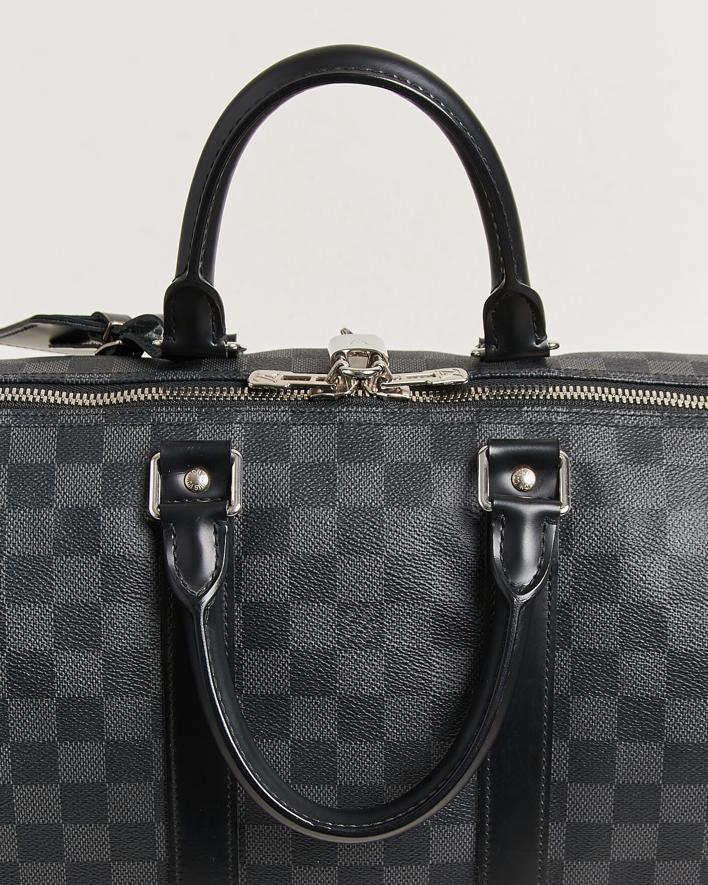 Heren | Pre-Owned & Vintage Bags | Louis Vuitton Pre-Owned | Keepall Bandouliére 45 Damier Graphite