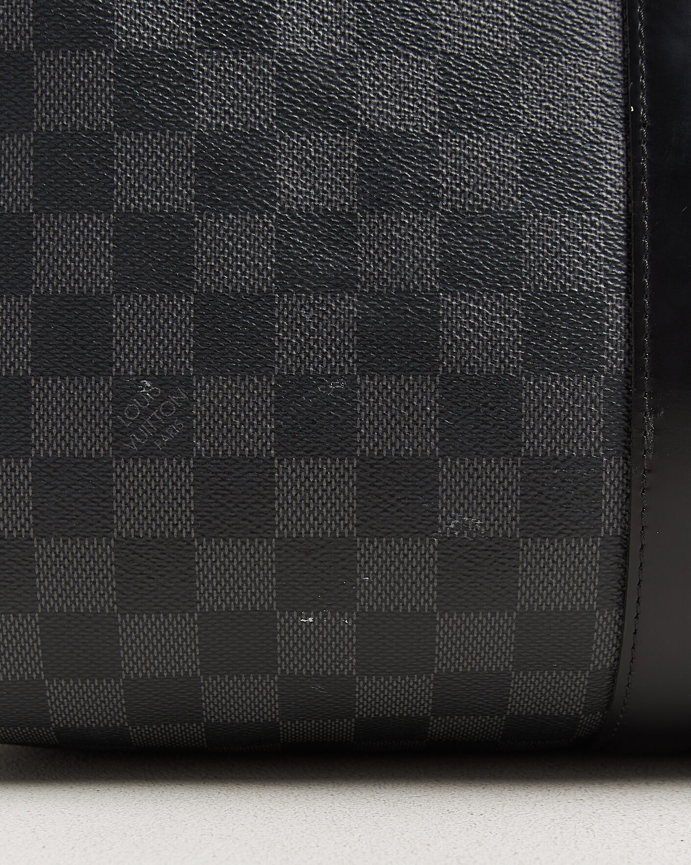 Heren | Pre-Owned & Vintage Bags | Louis Vuitton Pre-Owned | Keepall Bandouliére 45 Damier Graphite
