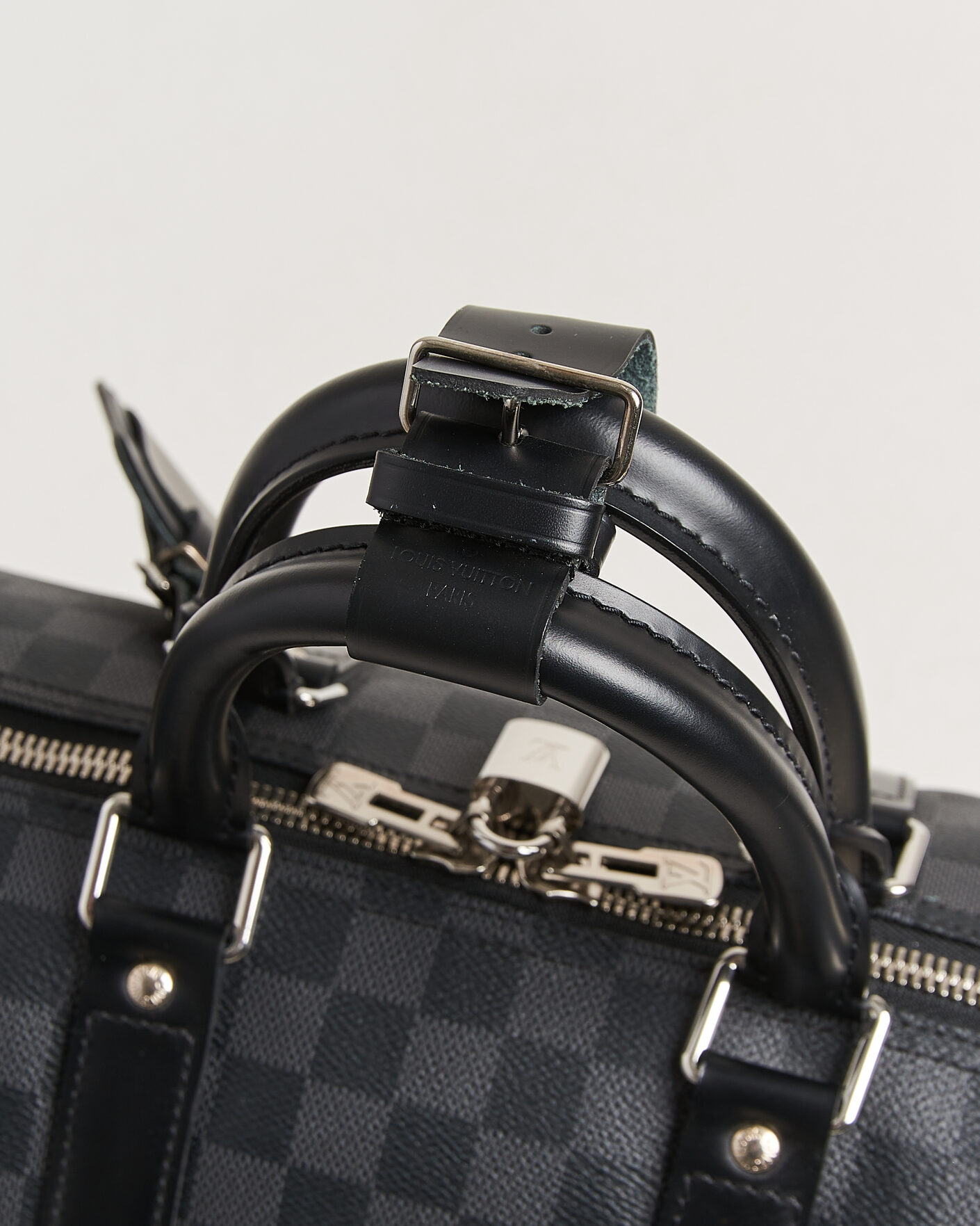 Heren | Pre-Owned & Vintage Bags | Louis Vuitton Pre-Owned | Keepall Bandouliére 45 Damier Graphite