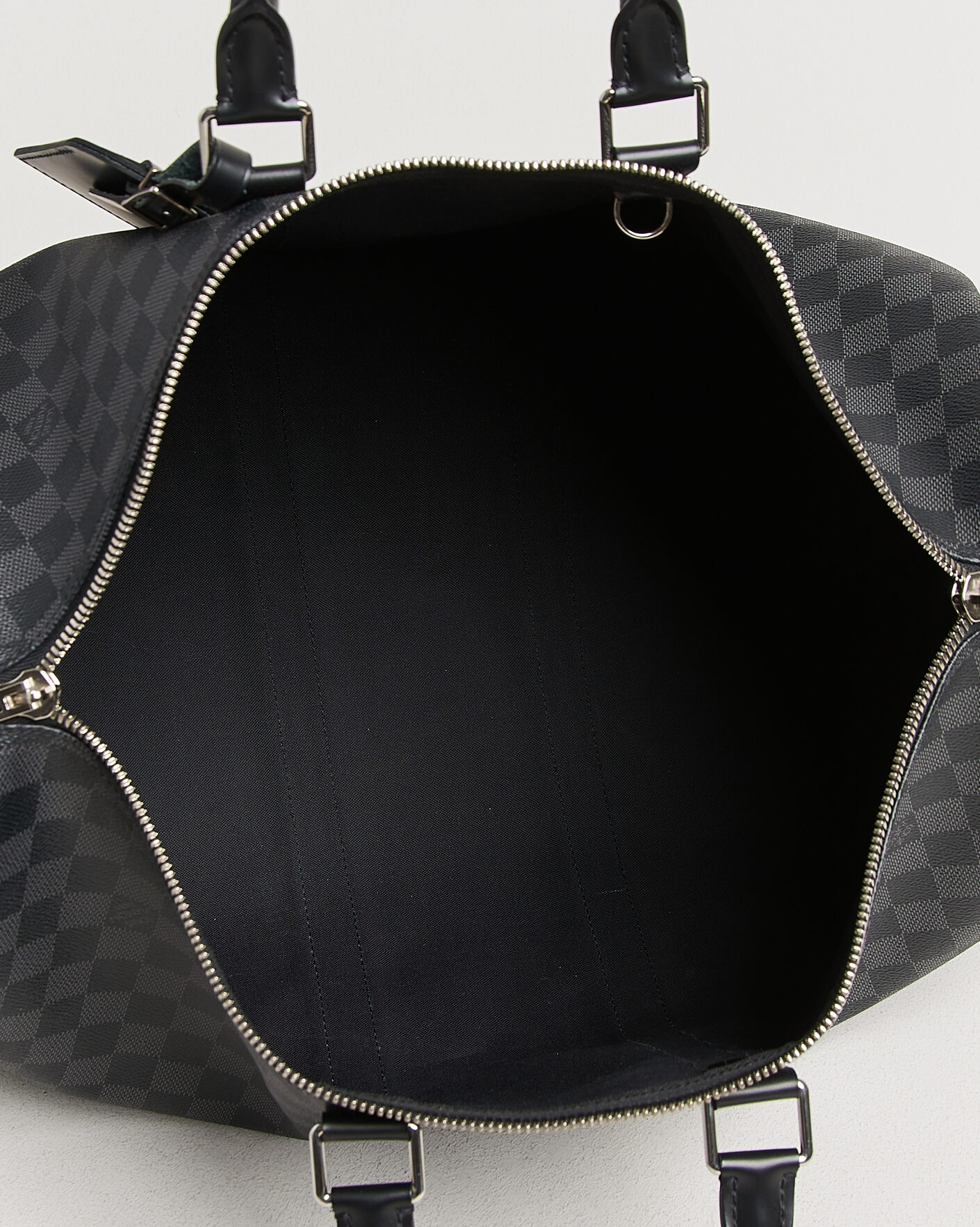 Heren | Pre-Owned & Vintage Bags | Louis Vuitton Pre-Owned | Keepall Bandouliére 45 Damier Graphite