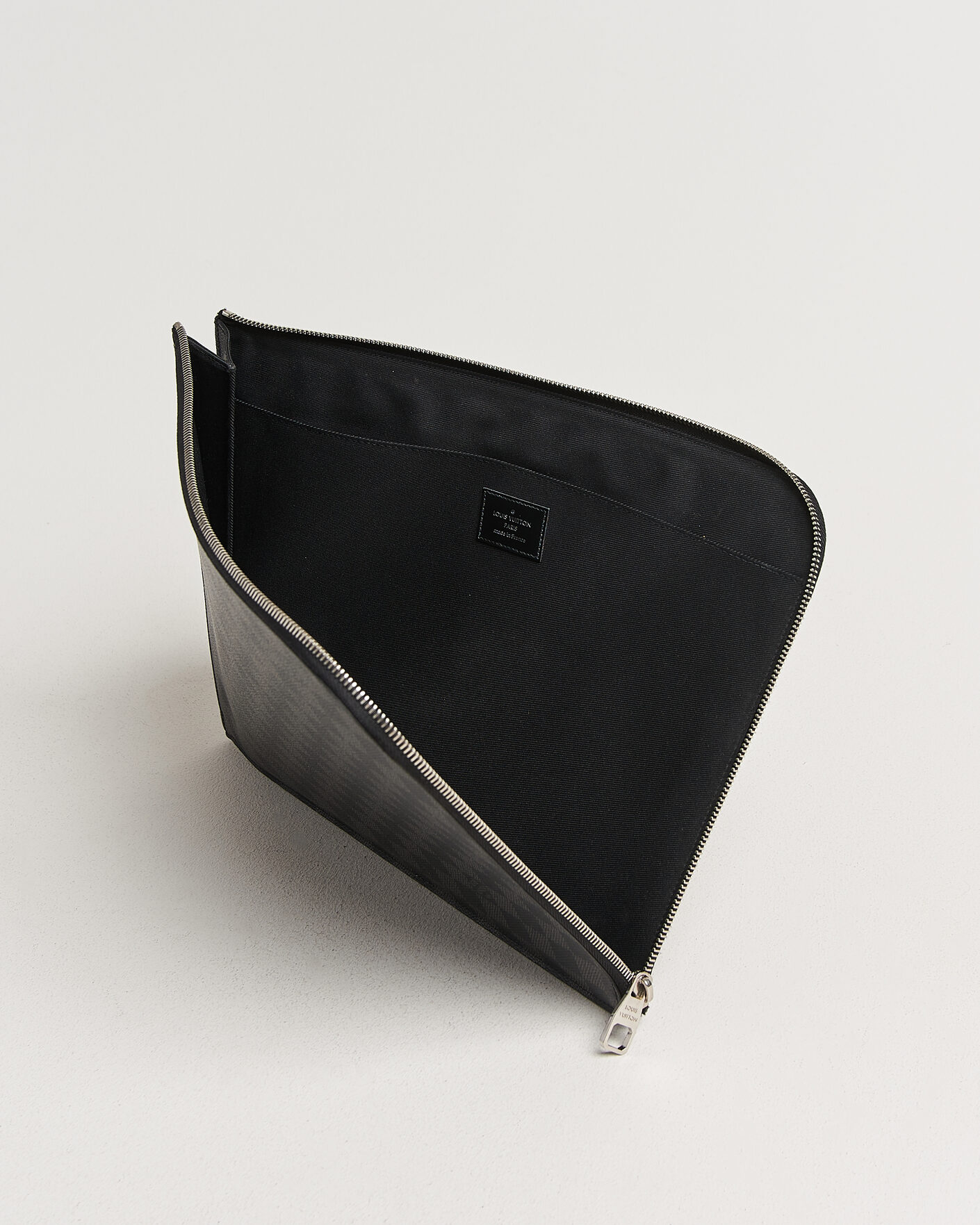 Heren | Pre-Owned & Vintage Bags | Louis Vuitton Pre-Owned | Pochette Jules Damier Graphite