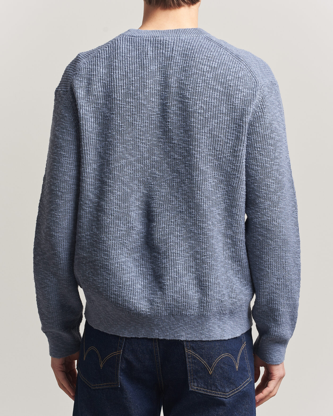 Homme | Pulls Et Tricots | NN07 | Russell Cotton Knitted Sweater Stone Blue