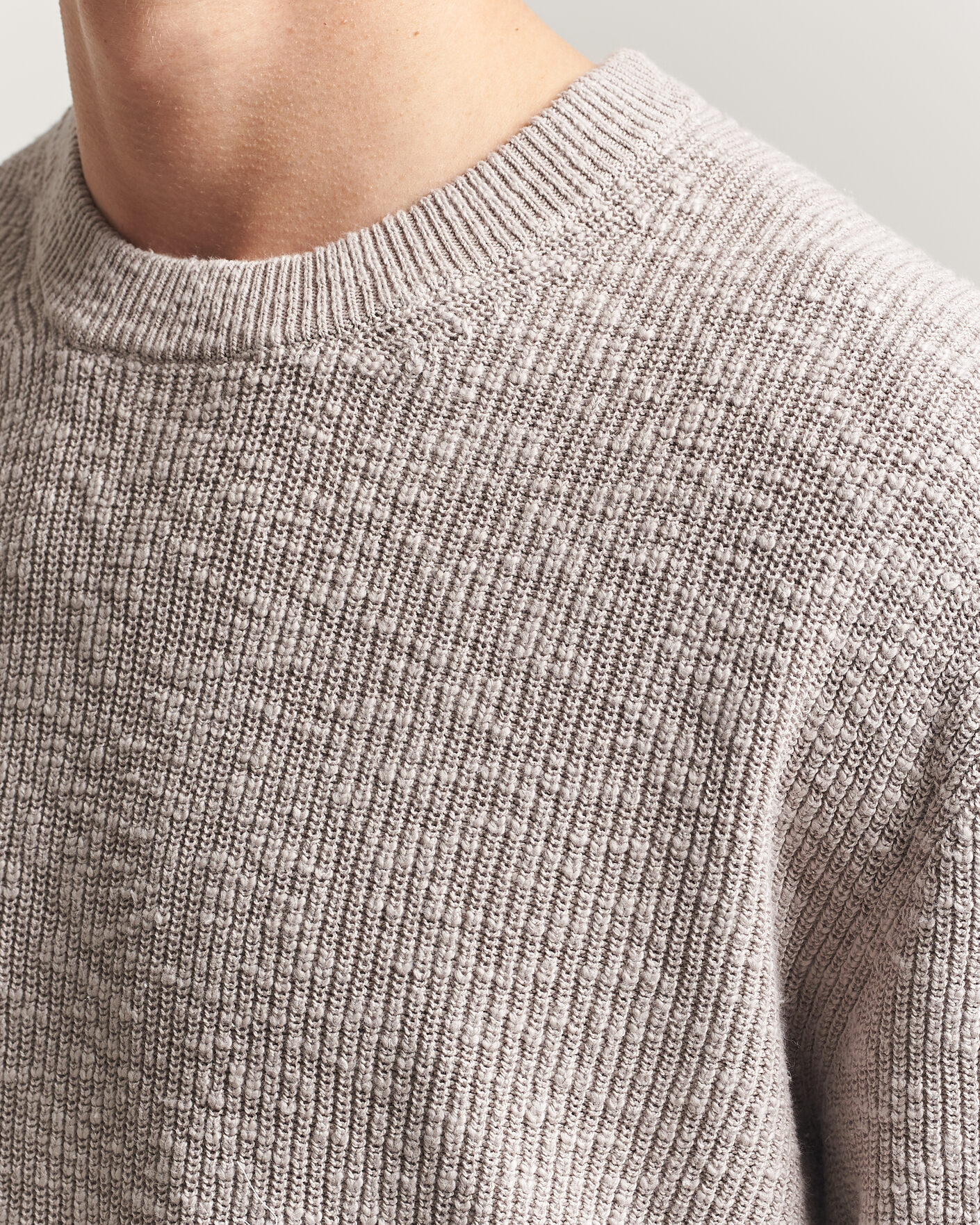 Homme | Pulls Et Tricots | NN07 | Russell Cotton Knitted Sweater Moon Dust