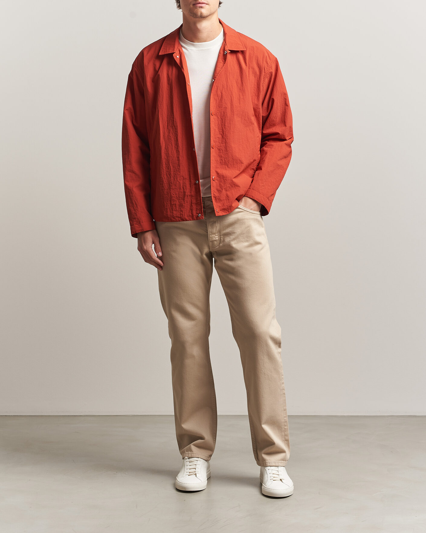 Homme | Pantalons | NN07 | Sonny Straight Fit 5-Pocket Pants Oat