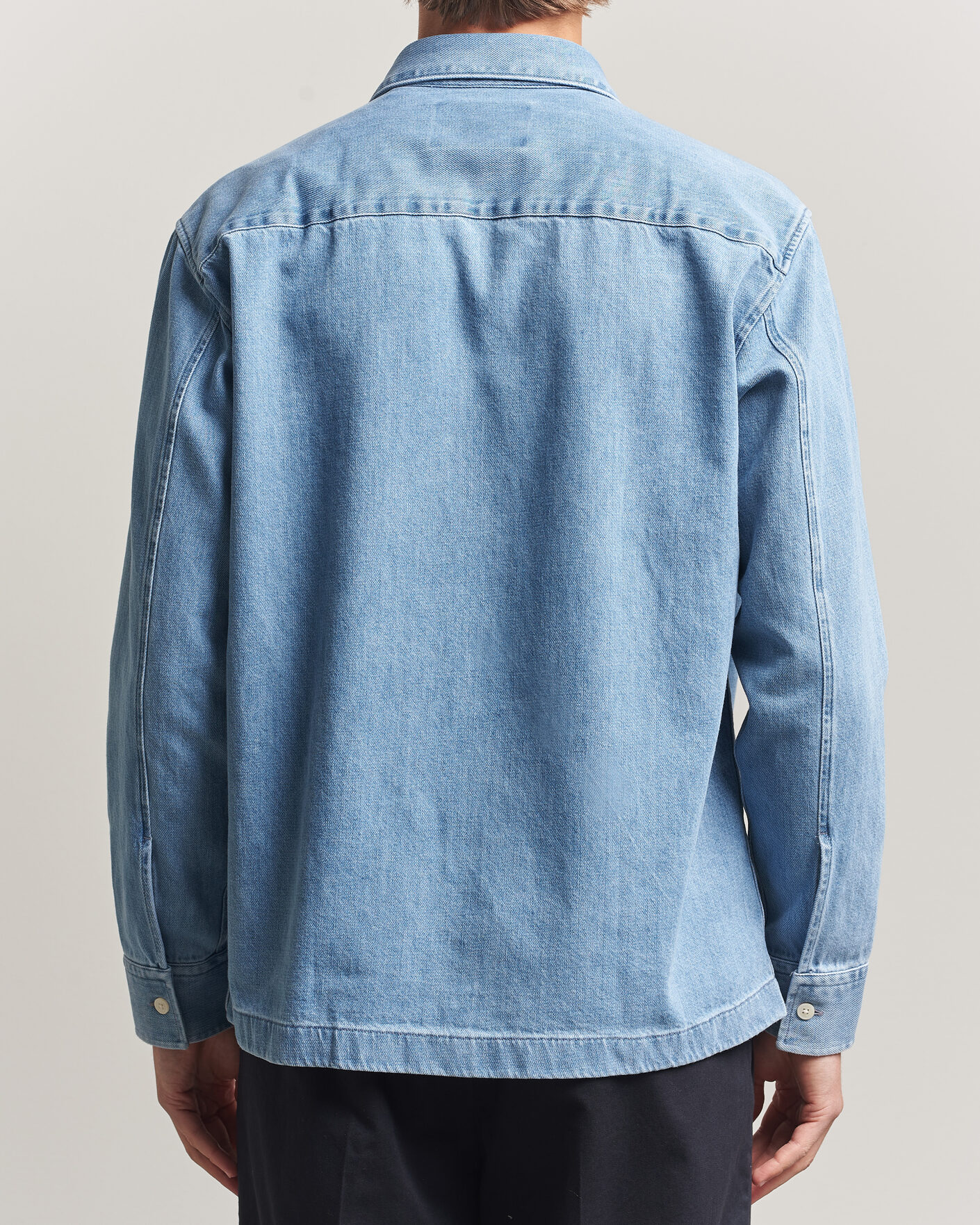 Homme | Chemises | NN07 | Freddy Denim Overshirt Light Blue