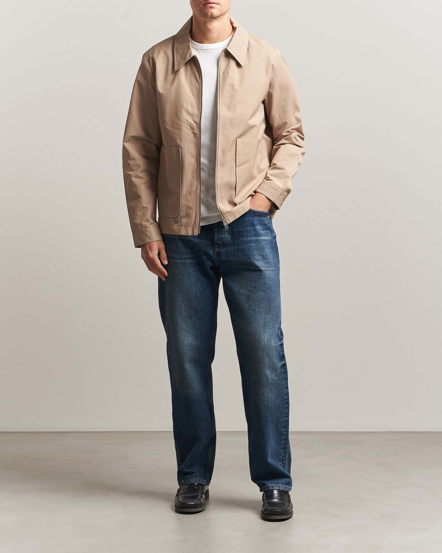 Homme | Manteaux Et Vestes | NN07 | Gael Cotton Twill Jacket Desert Khaki