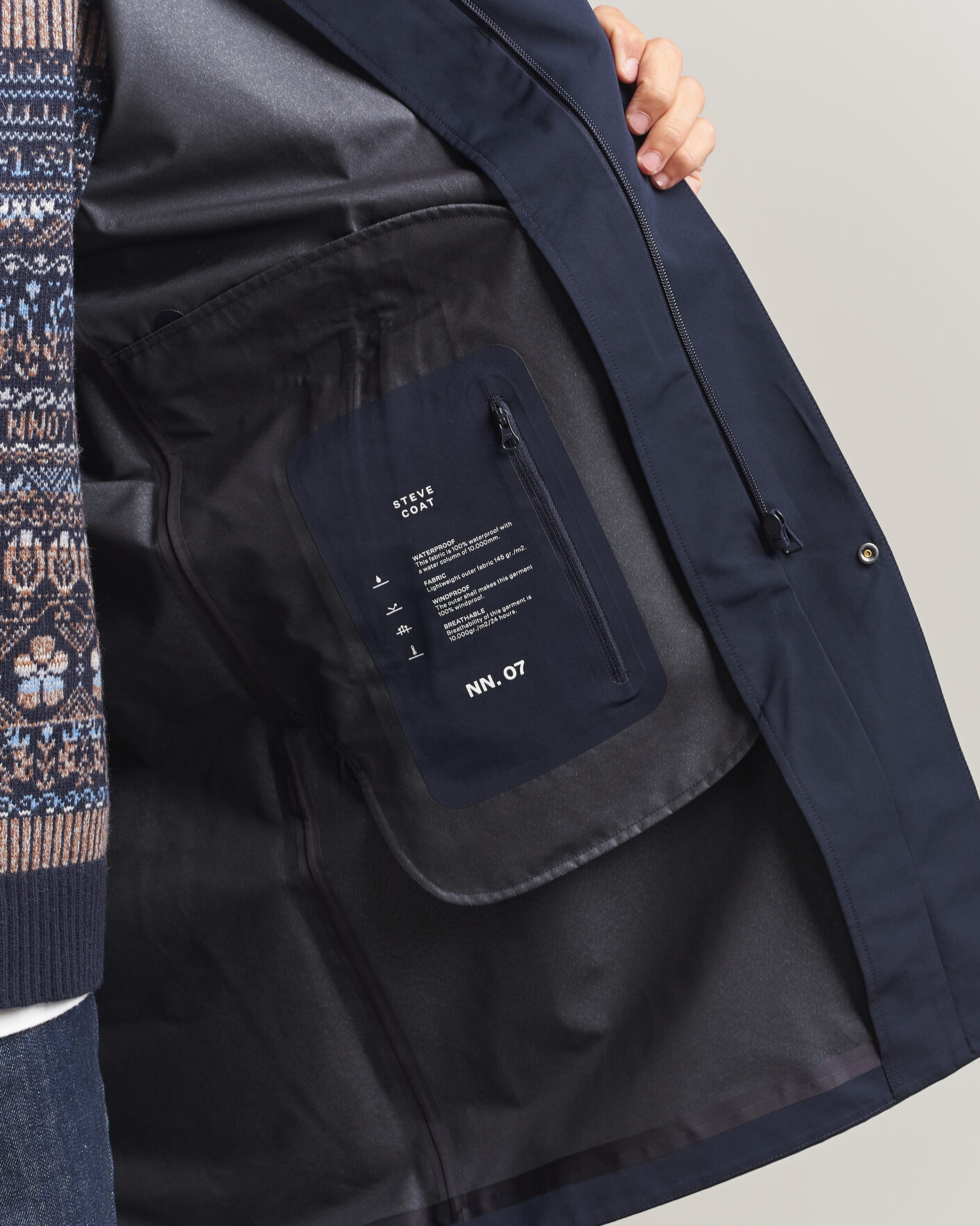 Homme | Manteaux Et Vestes | NN07 | Steve Technical Coat Deep Navy