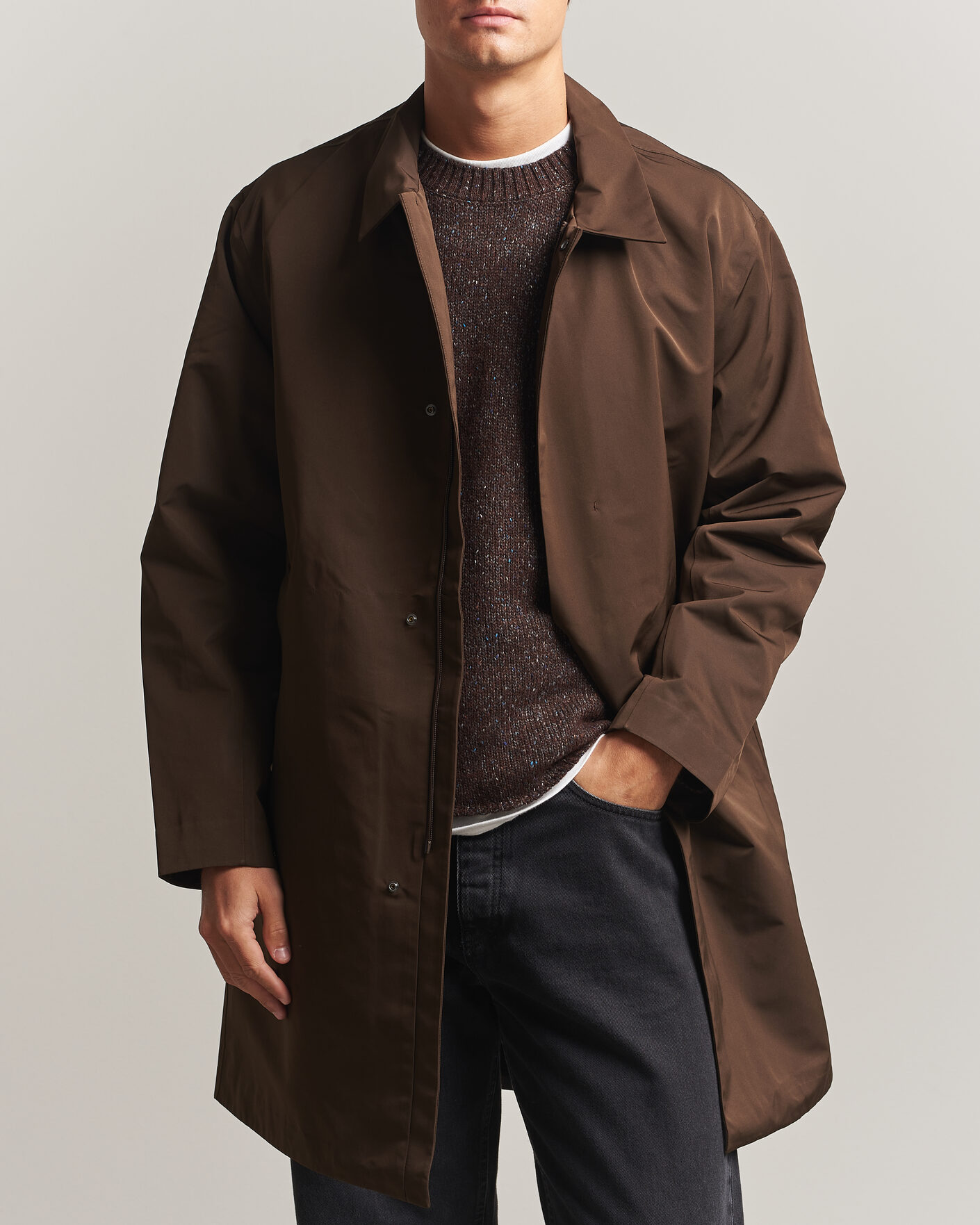 Homme | Manteaux Et Vestes | NN07 | Steve Technical Coat Demitasse Brown