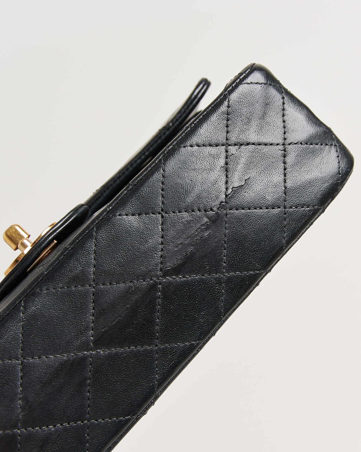Homme | Chanel Pre-Owned Classic Small Double Flap Bag Black | Chanel Pre-Owned | Classic Small Double Flap Bag Black