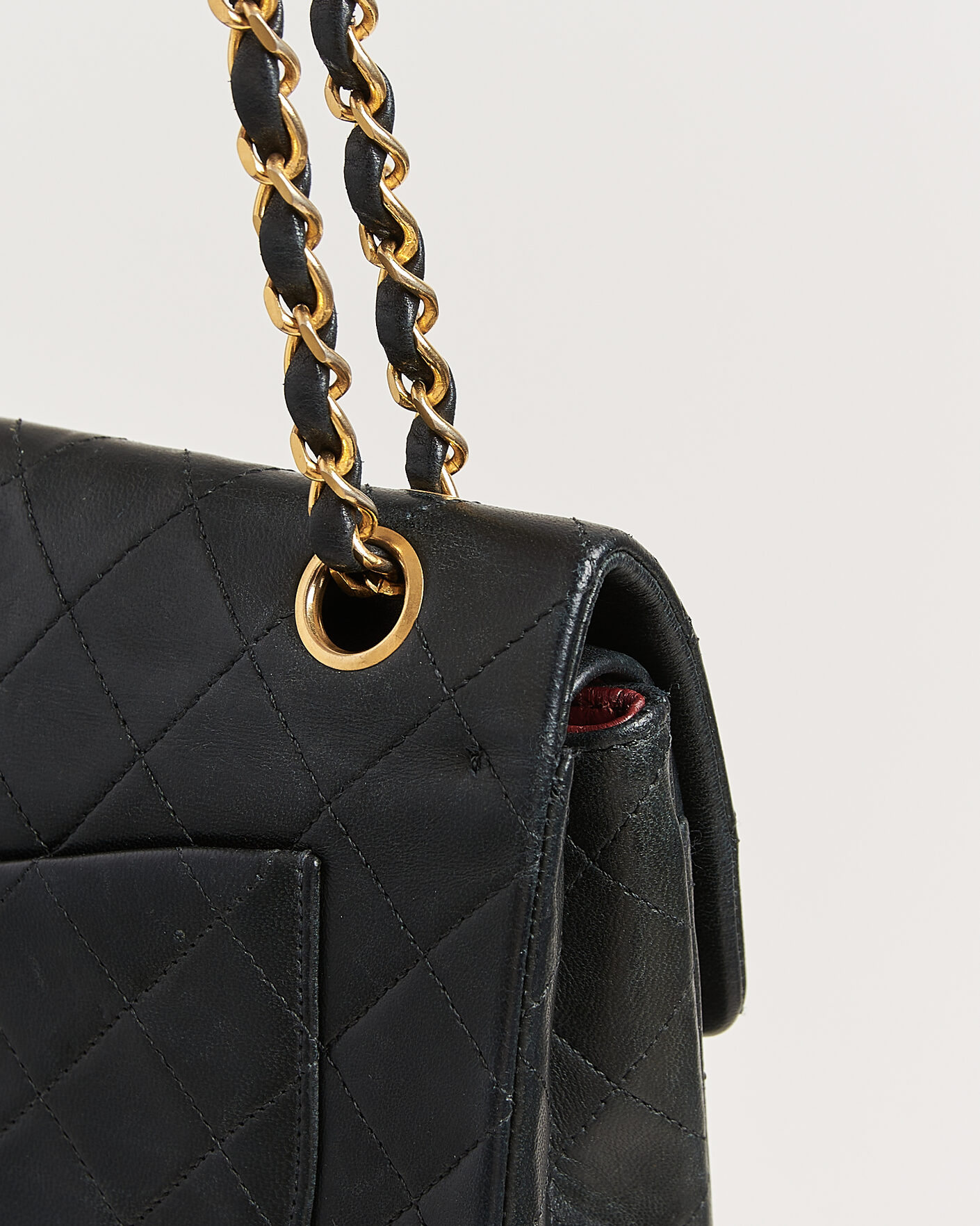 Homme | Chanel Pre-Owned Classic Small Double Flap Bag Black | Chanel Pre-Owned | Classic Small Double Flap Bag Black