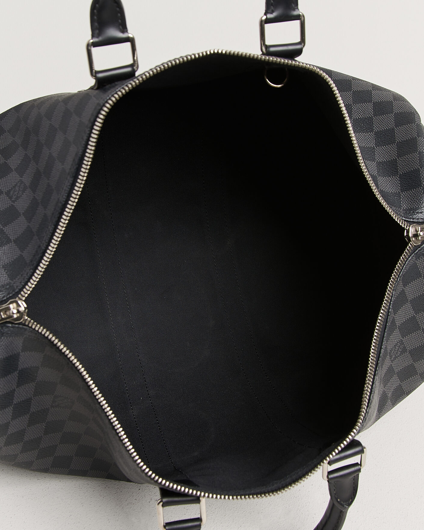 Homme | Pre-Owned & Vintage Bags | Louis Vuitton Pre-Owned | Keepall 45 Bandouliére Damier Graphite