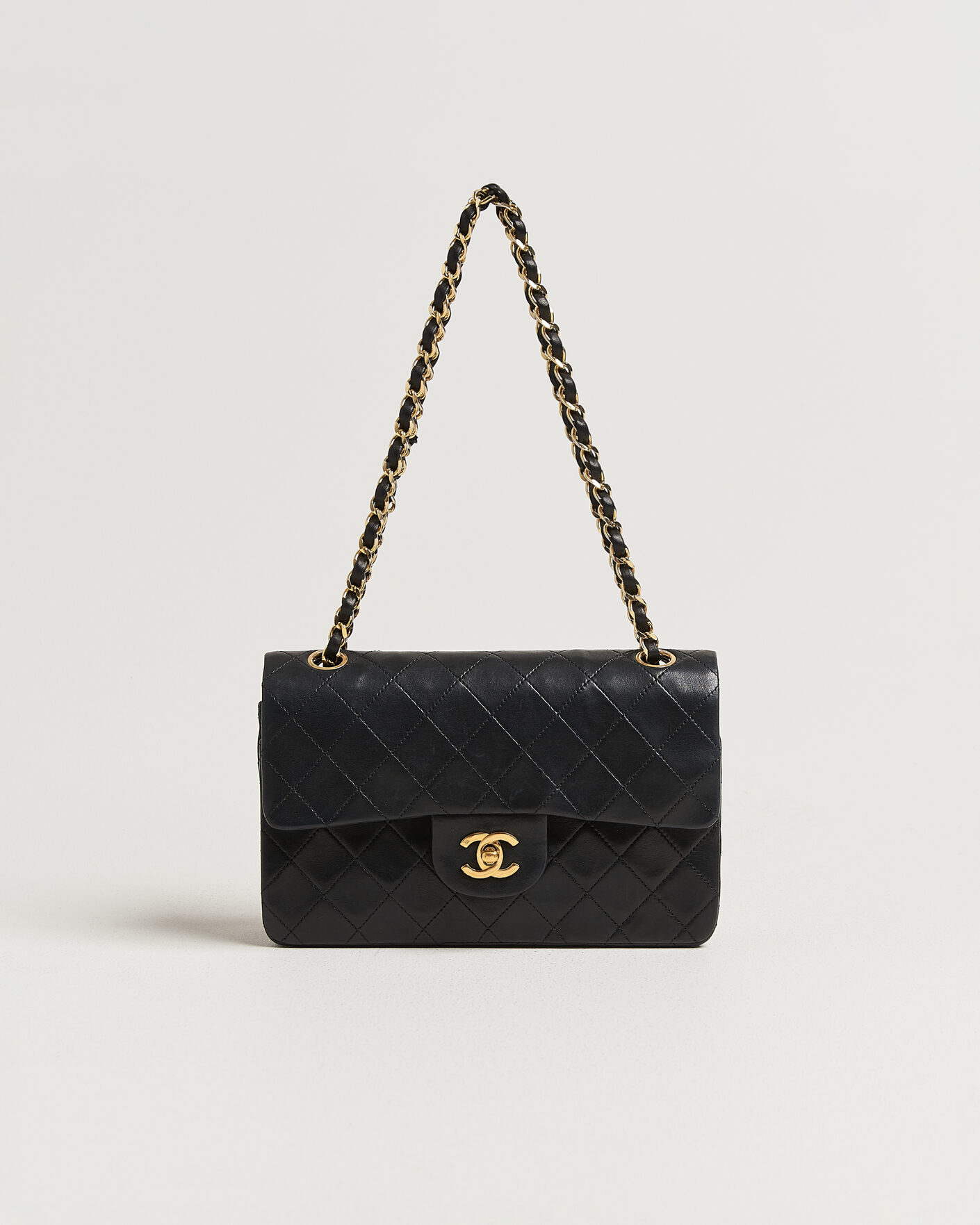Heren | Pre-Owned & Vintage Bags | Chanel Pre-Owned | Classic Small Double Flap Bag Black