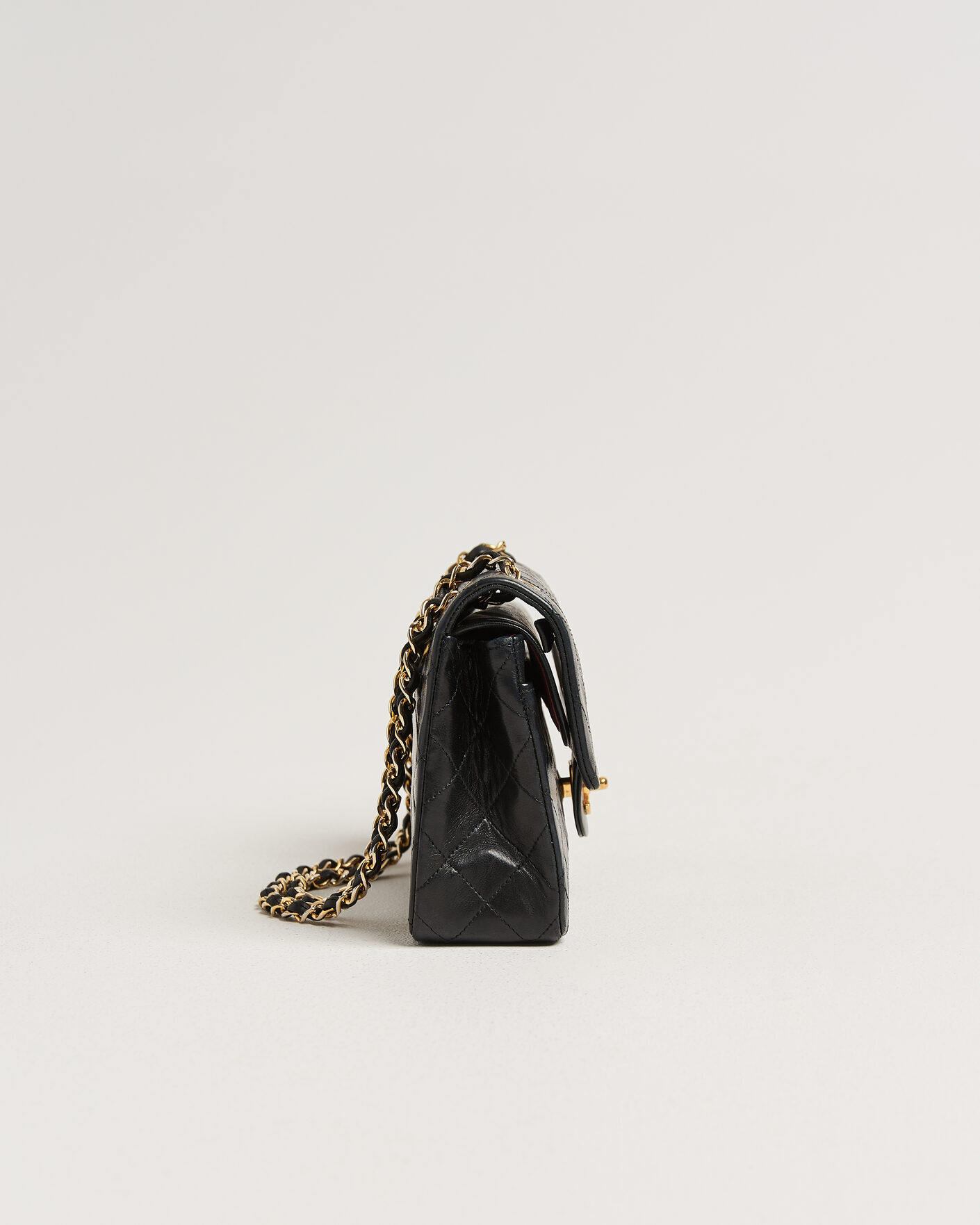 Heren | Pre-Owned & Vintage Bags | Chanel Pre-Owned | Classic Small Double Flap Bag Black