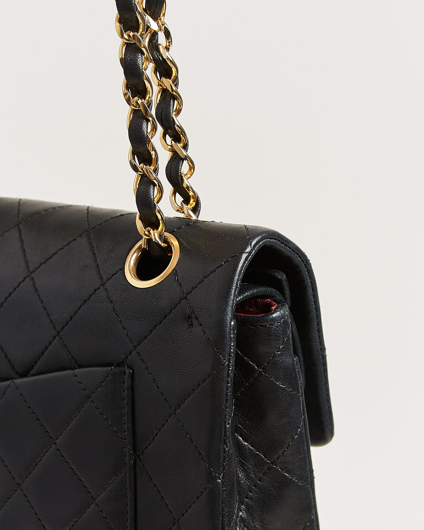 Homme | Chanel Pre-Owned Classic Small Double Flap Bag Black | Chanel Pre-Owned | Classic Small Double Flap Bag Black