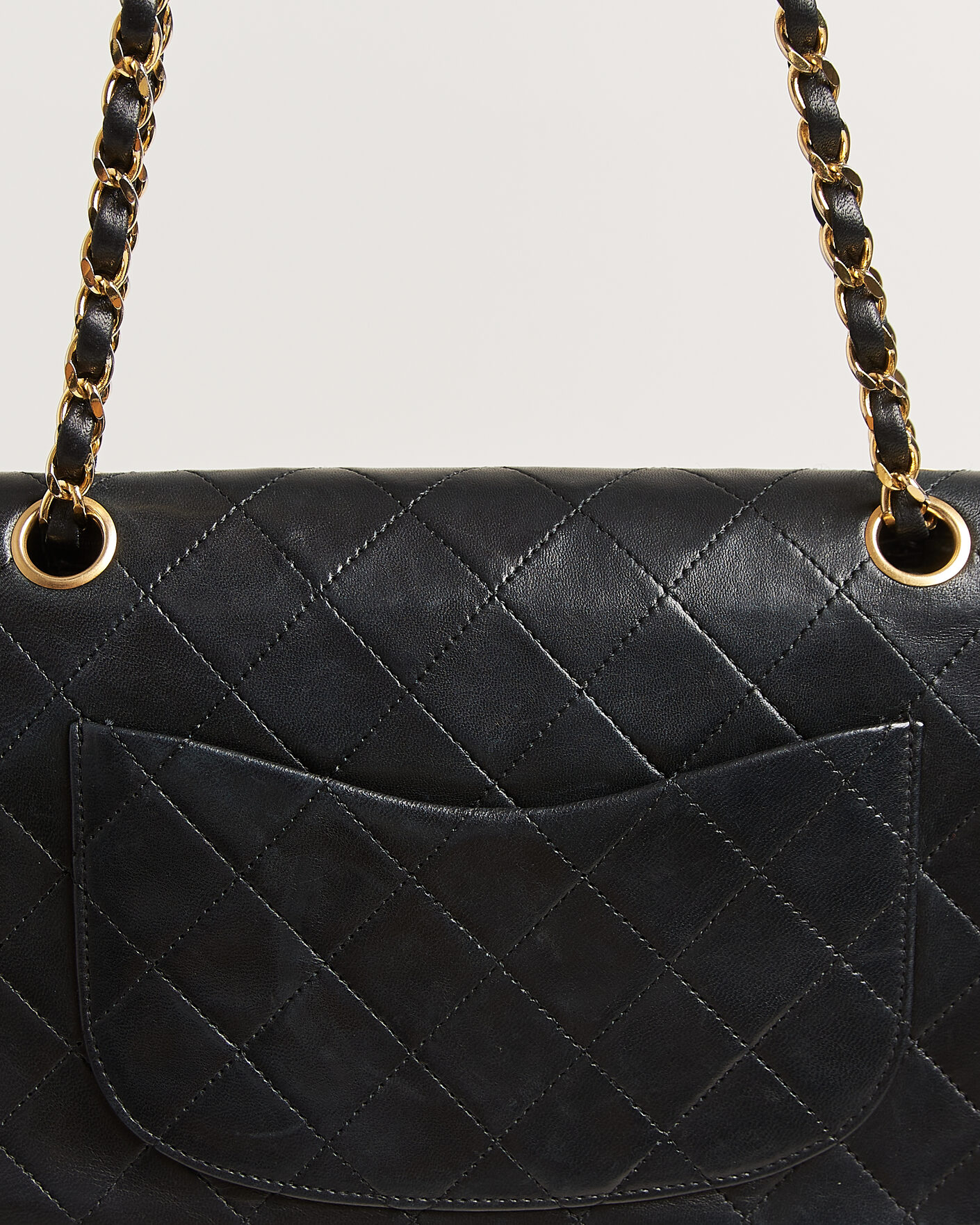 Homme | Chanel Pre-Owned Classic Small Double Flap Bag Black | Chanel Pre-Owned | Classic Small Double Flap Bag Black