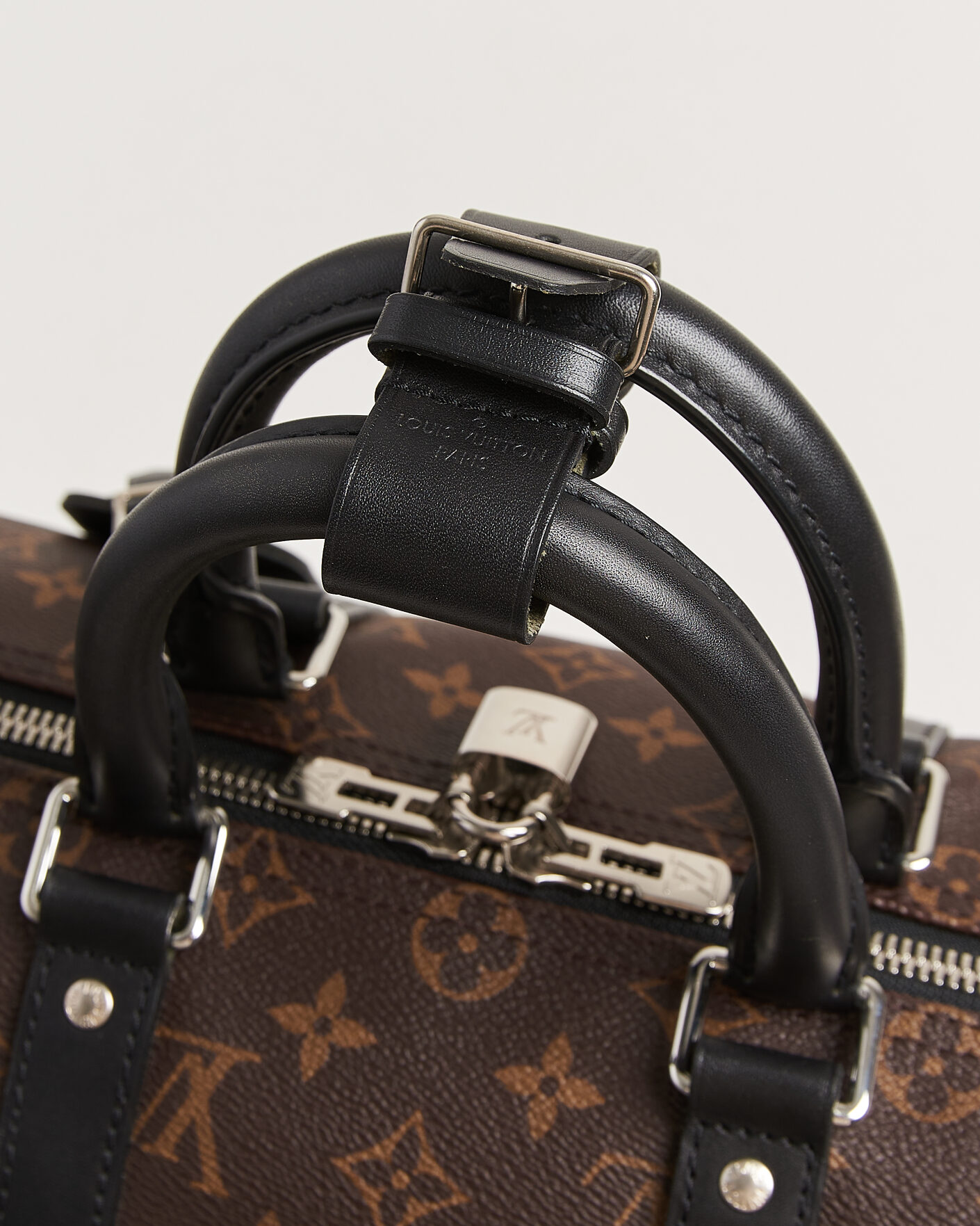 Heren | Pre-Owned & Vintage Bags | Louis Vuitton Pre-Owned | Keepall 45 Bandouliére Monogram Macassar
