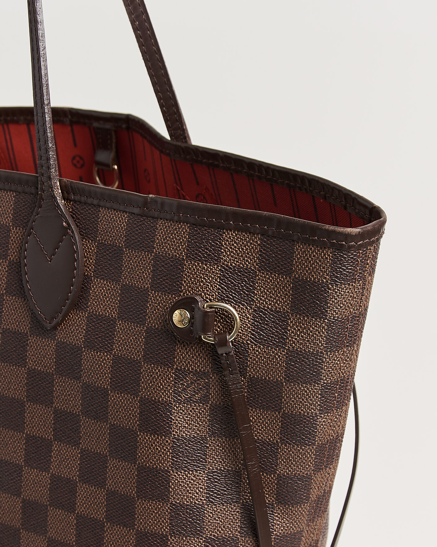 Heren | Pre-Owned & Vintage Bags | Louis Vuitton Pre-Owned | Neverfull MM Damier Ebene