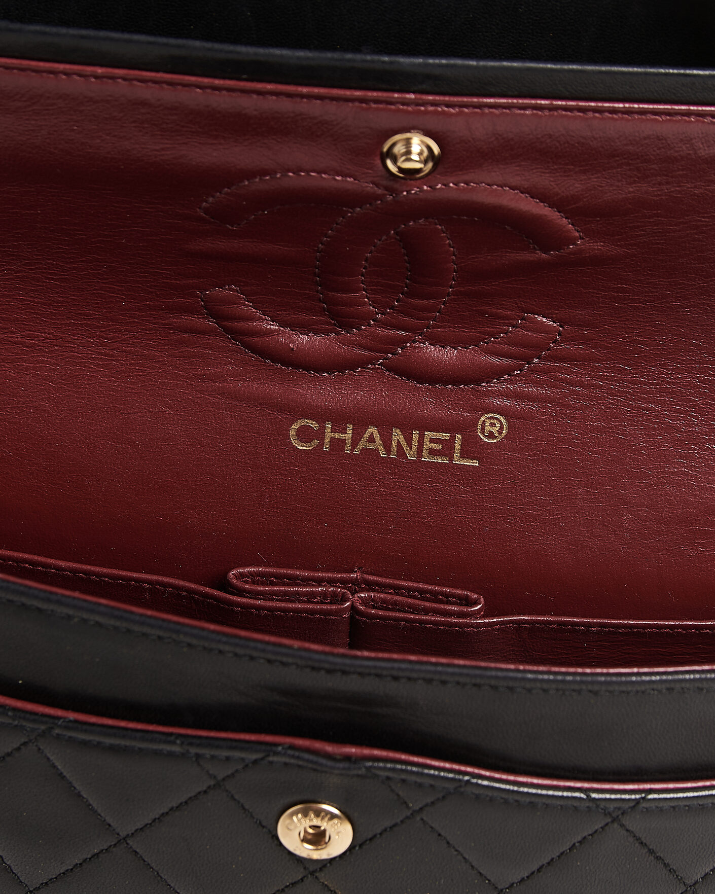 Homme | Pre-Owned & Vintage Bags | Chanel Pre-Owned | Classic Small Double Flap Bag Black