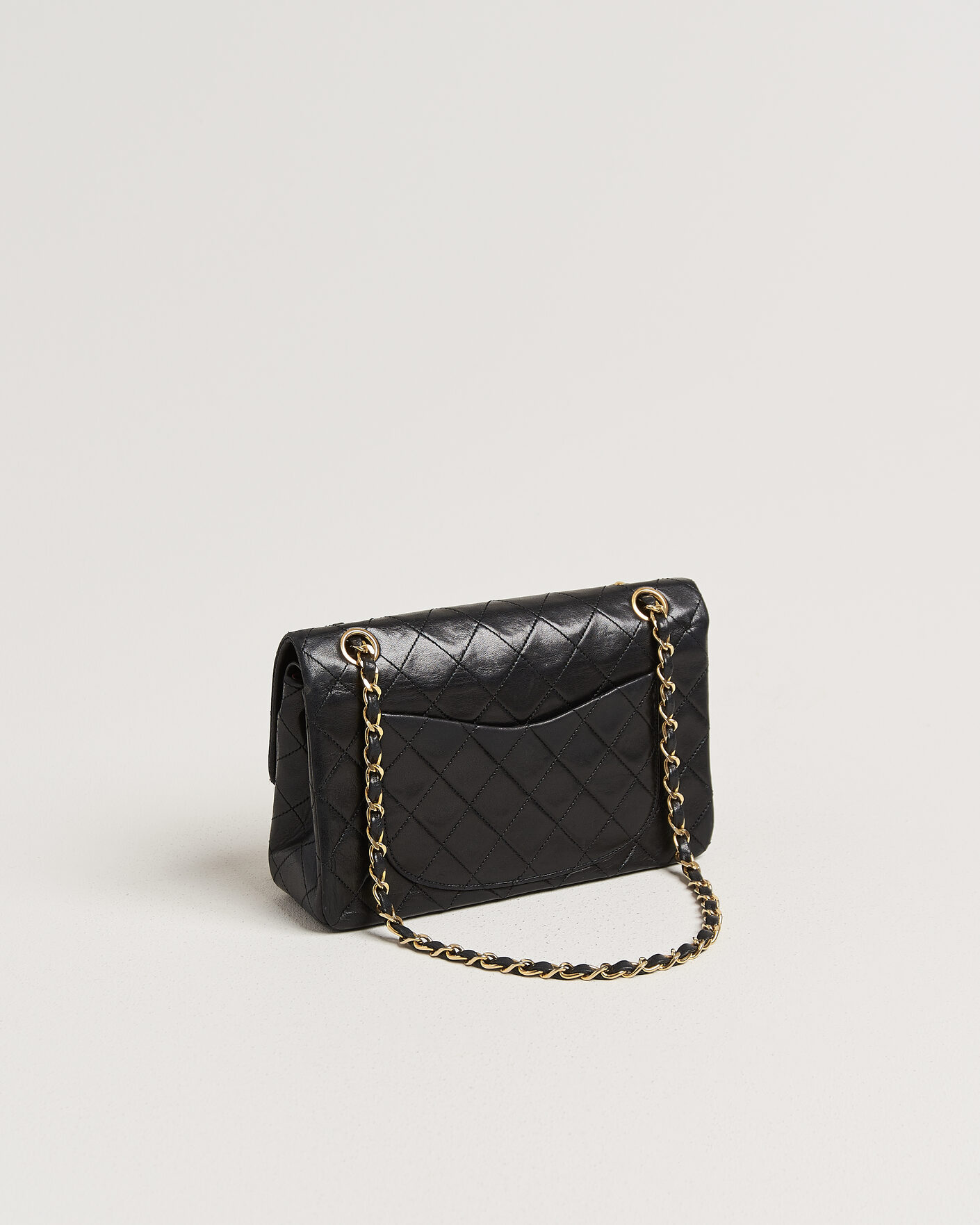 Homme | Pre-Owned & Vintage Bags | Chanel Pre-Owned | Classic Small Double Flap Bag Black