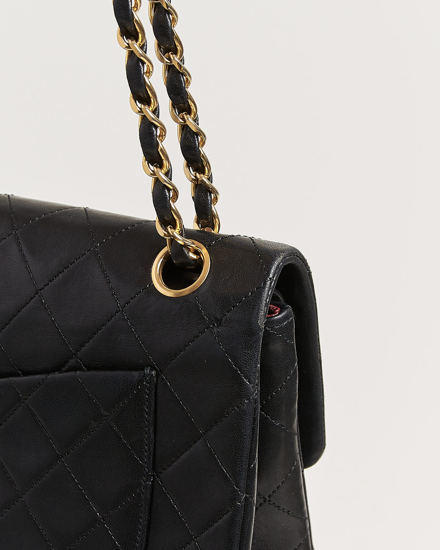 Homme | Chanel Pre-Owned Classic Small Double Flap Bag Black | Chanel Pre-Owned | Classic Small Double Flap Bag Black