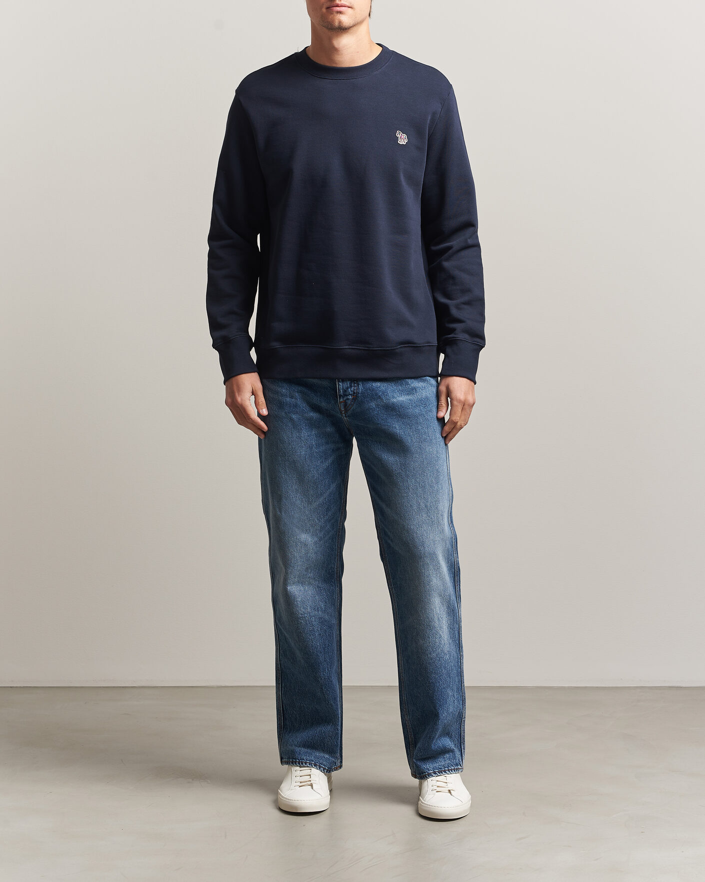 Heren | Truien | PS Paul Smith | Zebra Organic Cotton Sweatshirt Navy