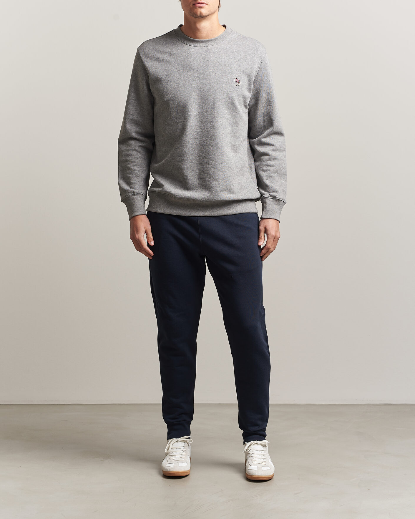 Homme | Pantalons | PS Paul Smith | Zebra Organic Cotton Sweatpants Navy