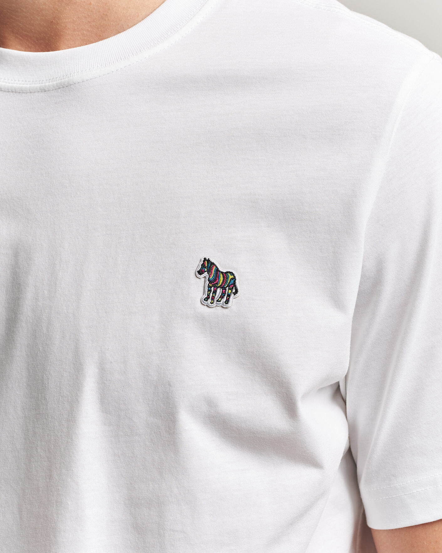 Heren | T-shirts | PS Paul Smith | Organic Cotton Zebra T-Shirt White