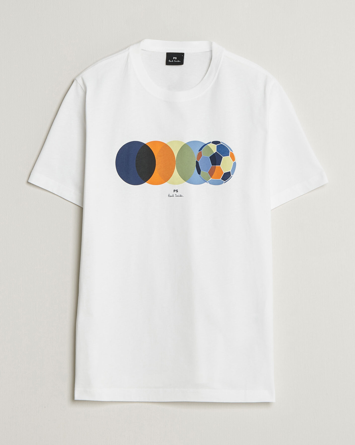 Heren | T-shirts | PS Paul Smith | Football Crew Neck T-Shirt White