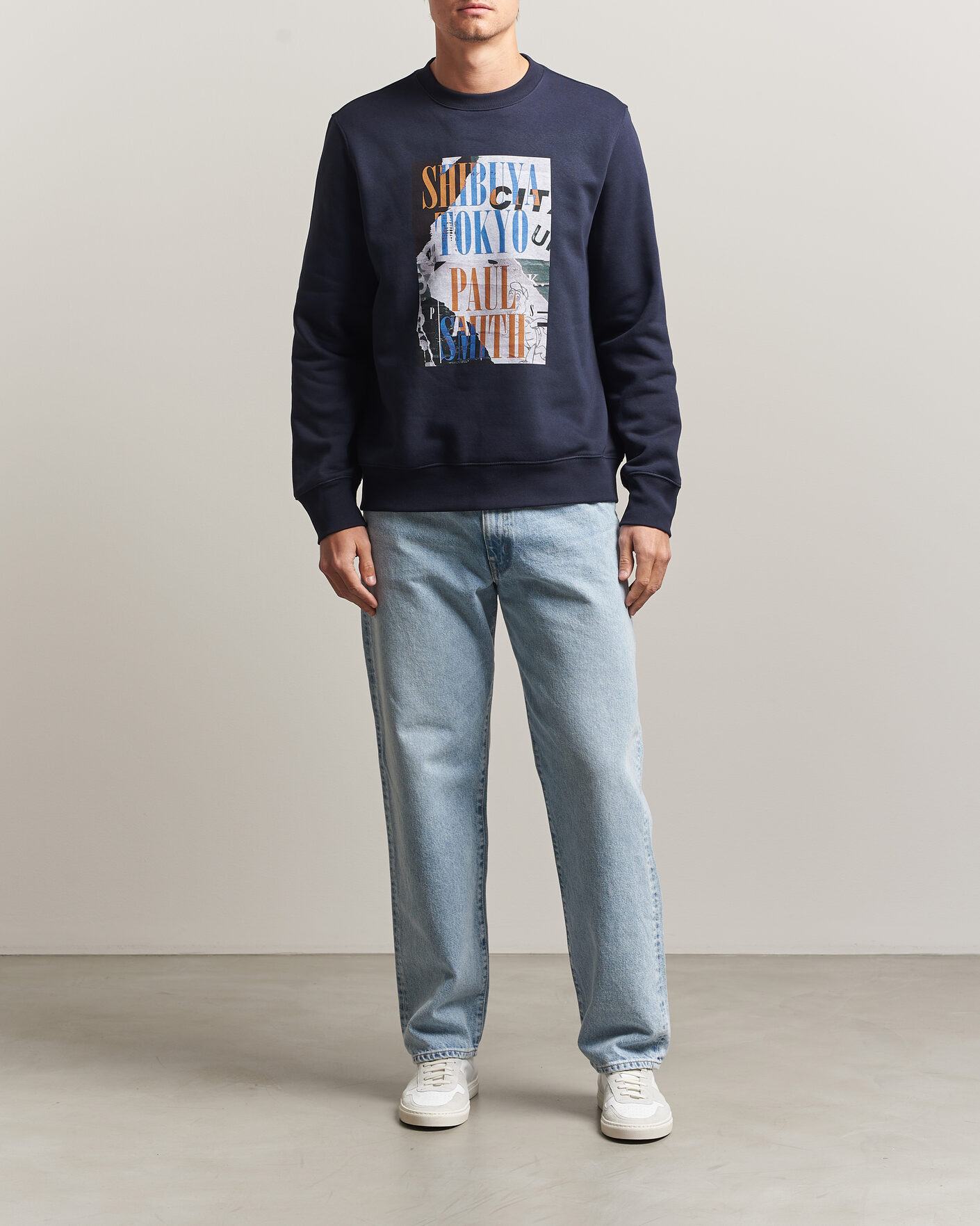 Homme | Pulls Et Tricots | PS Paul Smith | Shibuya Tokyo Crew Neck Sweatshirt Navy