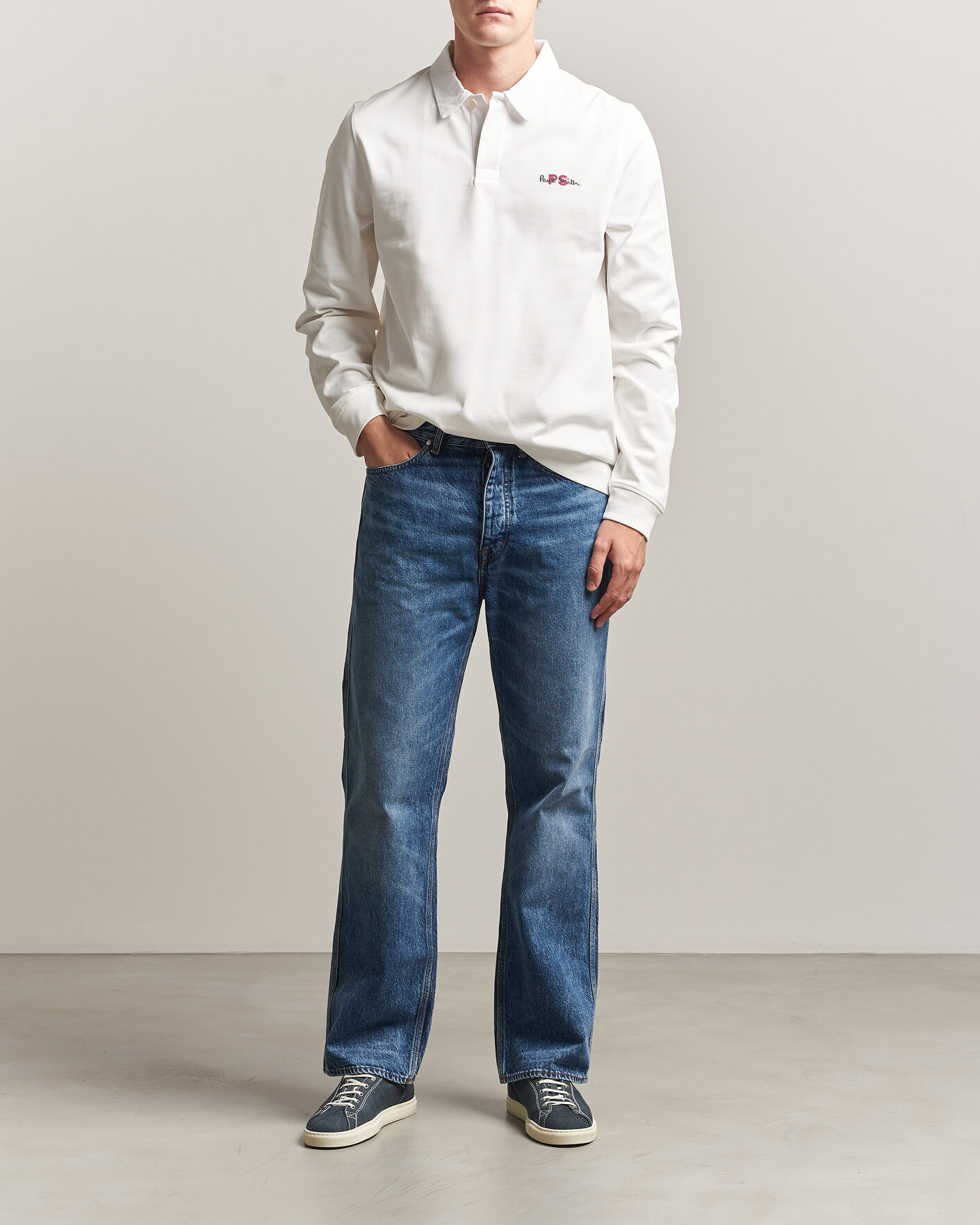 Heren | Truien | PS Paul Smith | Organic Cotton Rugger Off White
