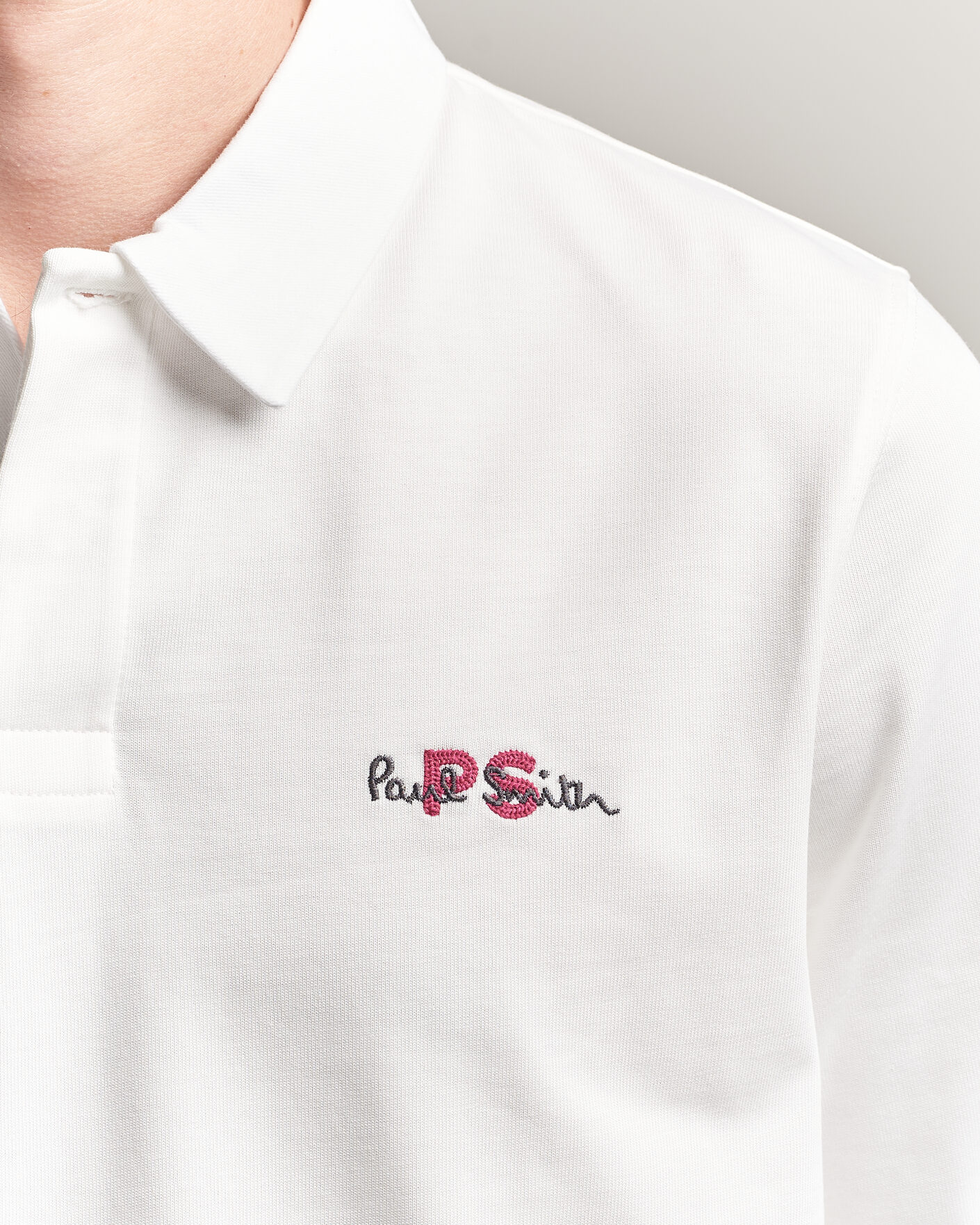 Heren | Truien | PS Paul Smith | Organic Cotton Rugger Off White